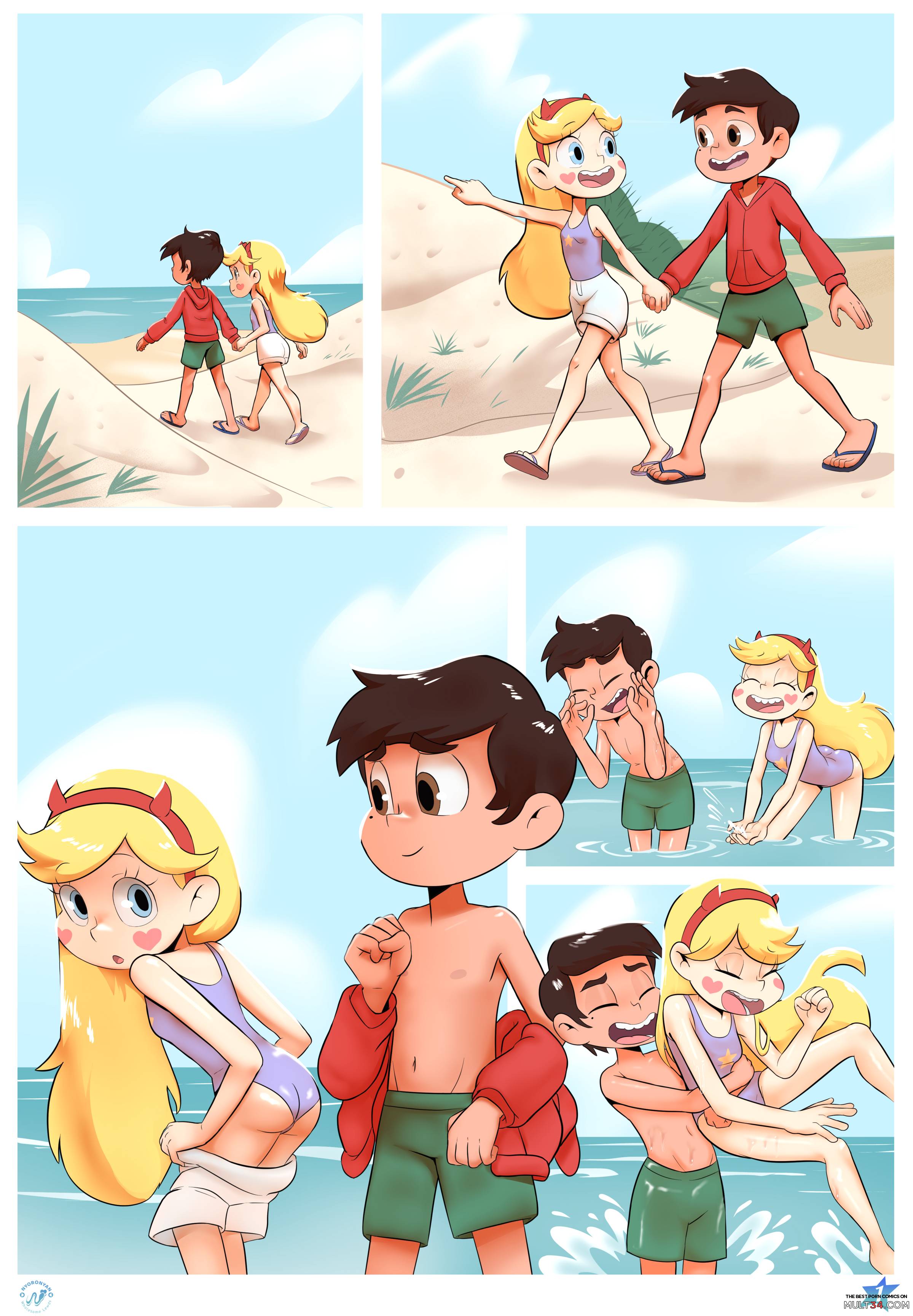 Beach Day - Porn Comics page 1