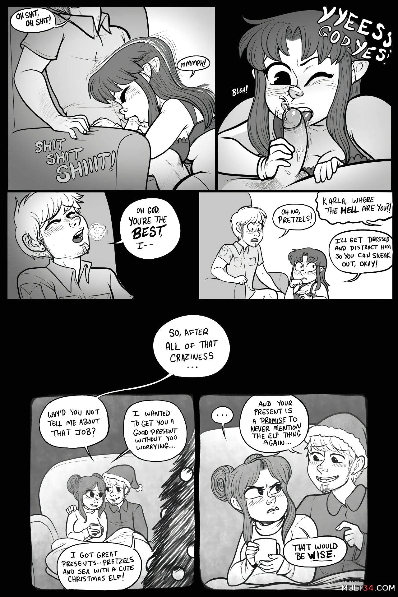 Christmas Elf - Porn Comics page 8