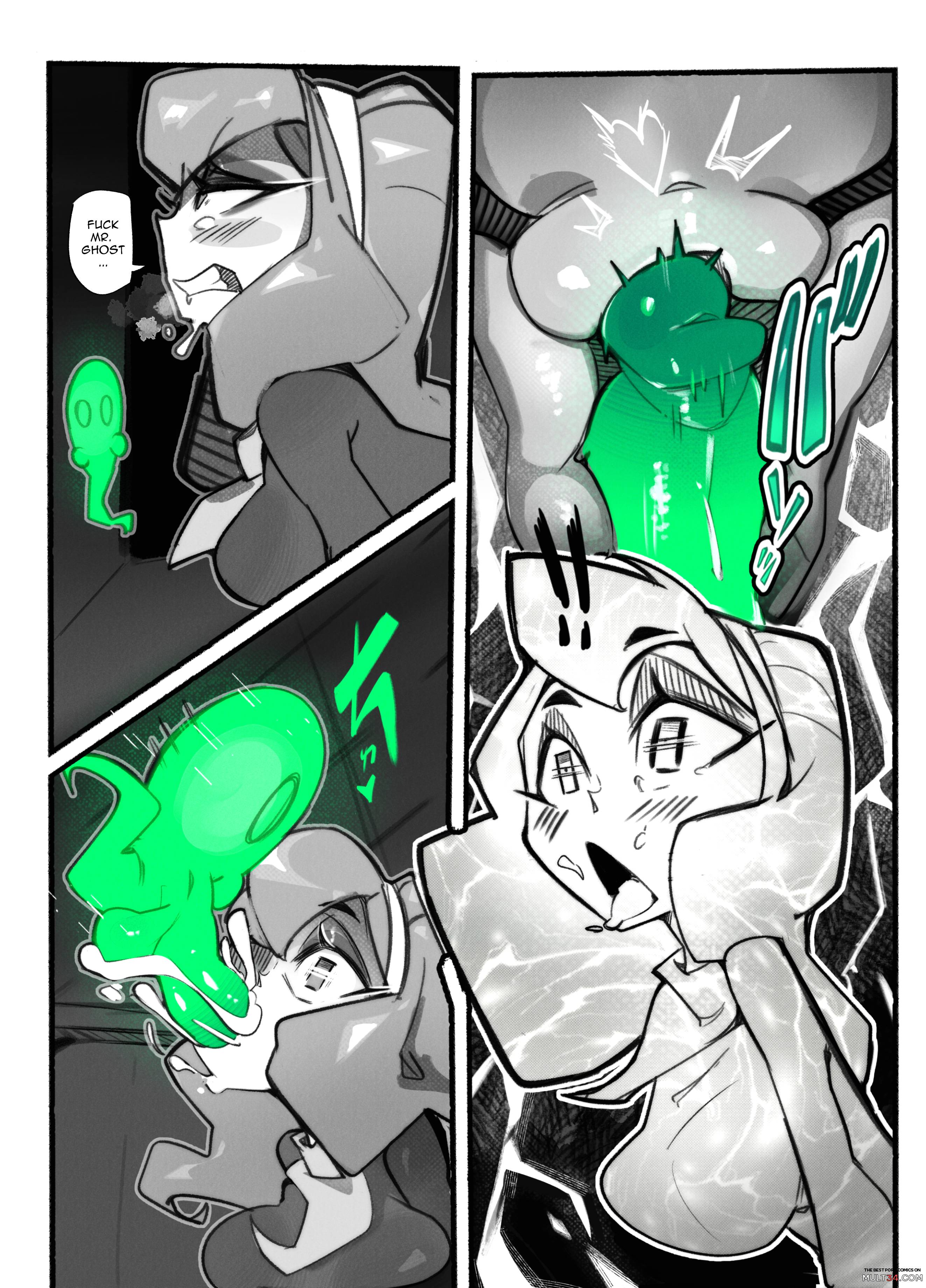 Detective girls and The Horny Ghost - Porn Comics page 20