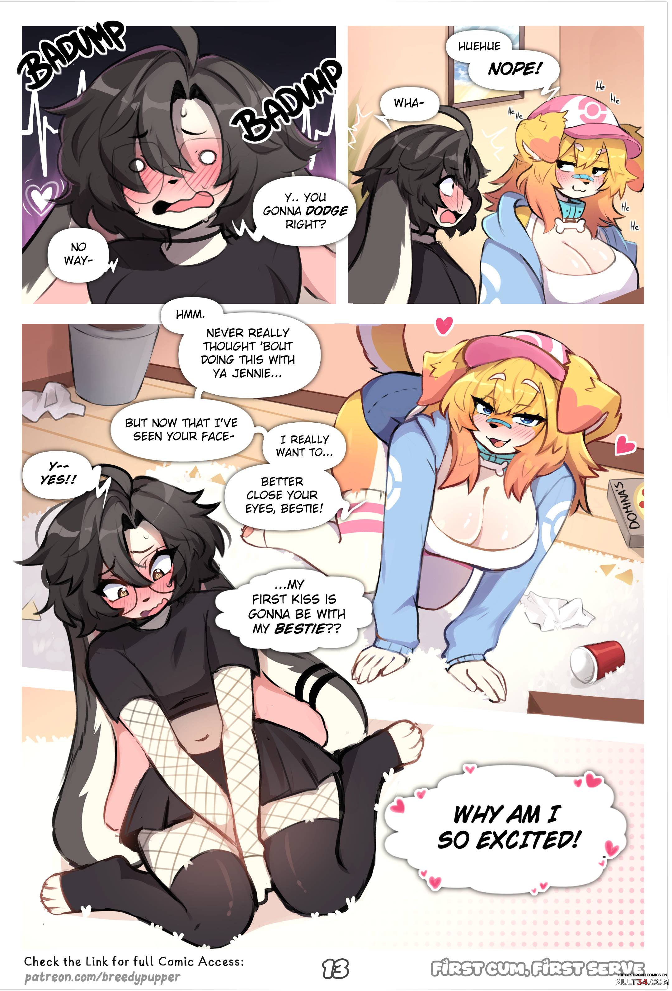 First Cum, First Serve! - Porn Comics page 14