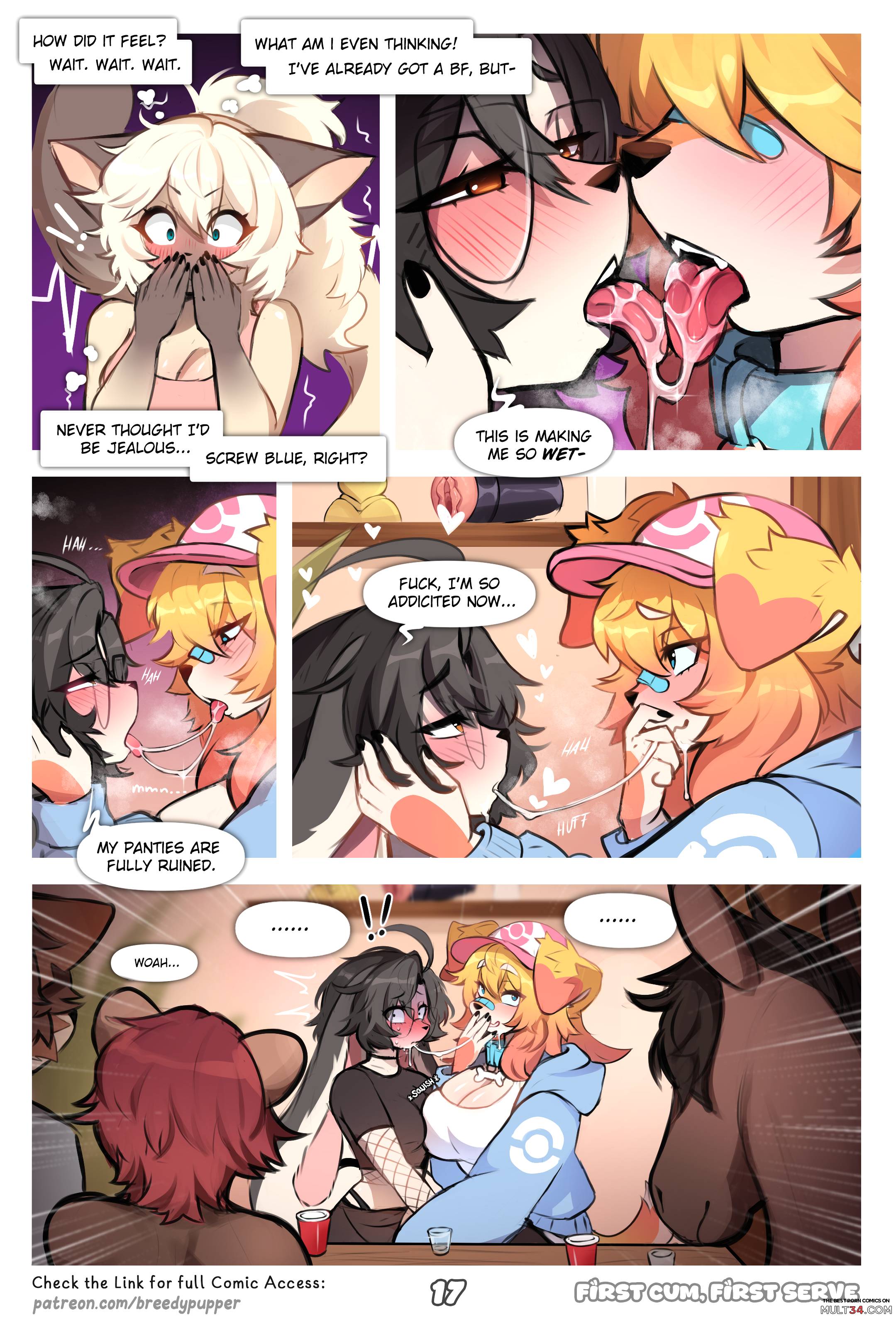 First Cum, First Serve! - Porn Comics page 18