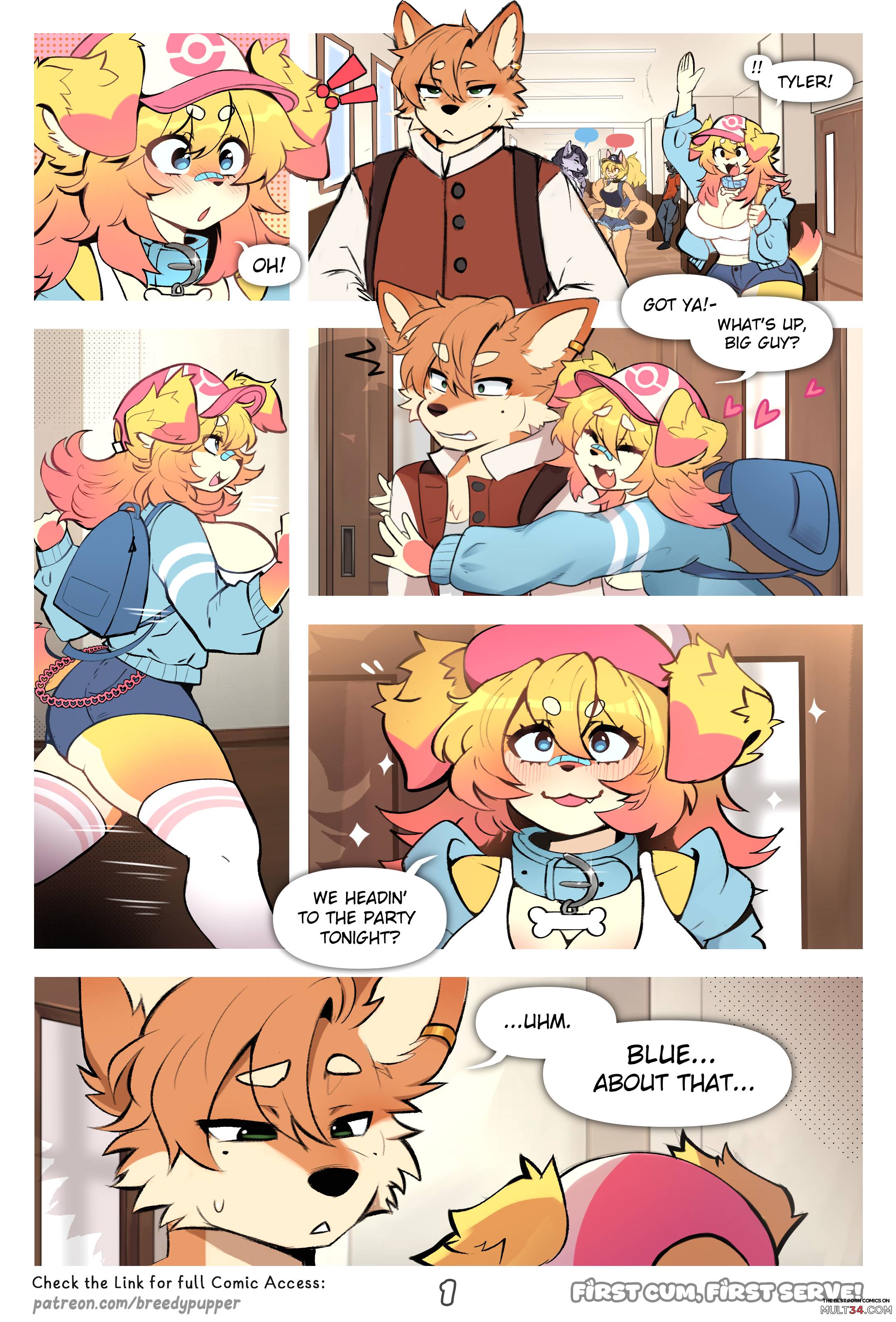 First Cum, First Serve! - Porn Comics page 2