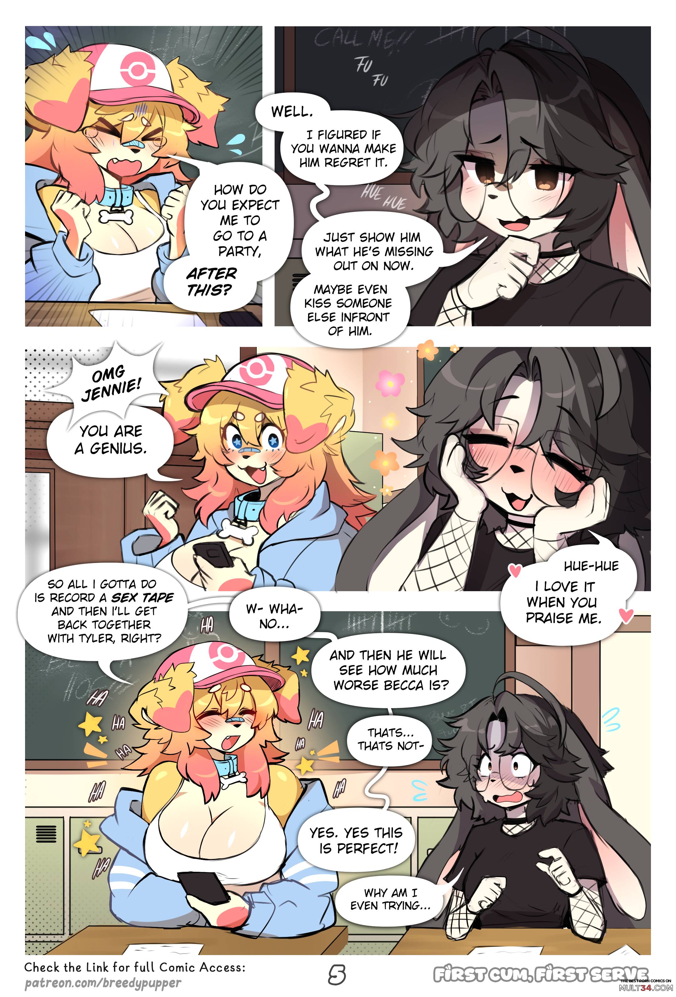 First Cum, First Serve! - Porn Comics page 6