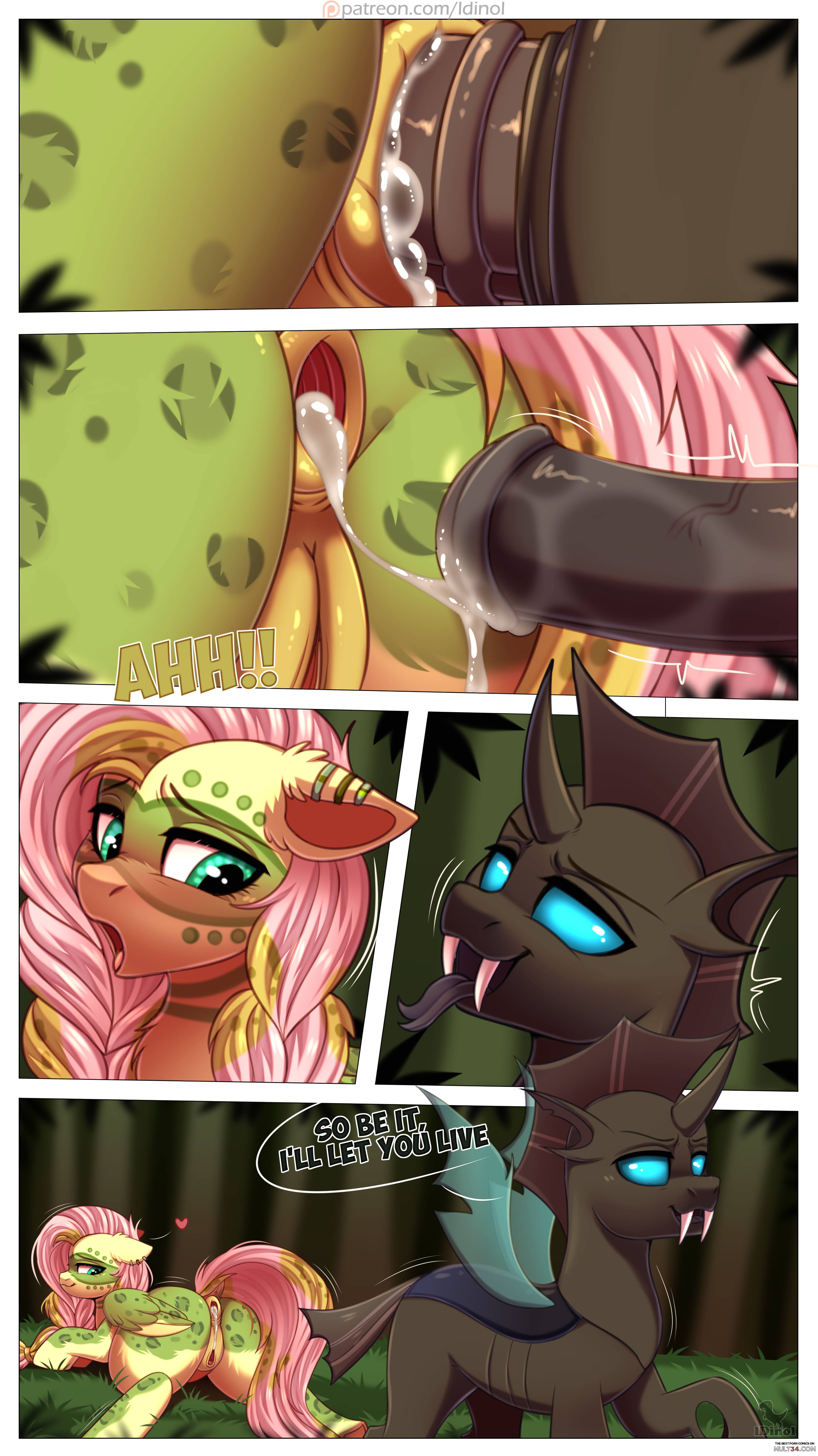 Fluttershy and changeling - Porn Comics page 8