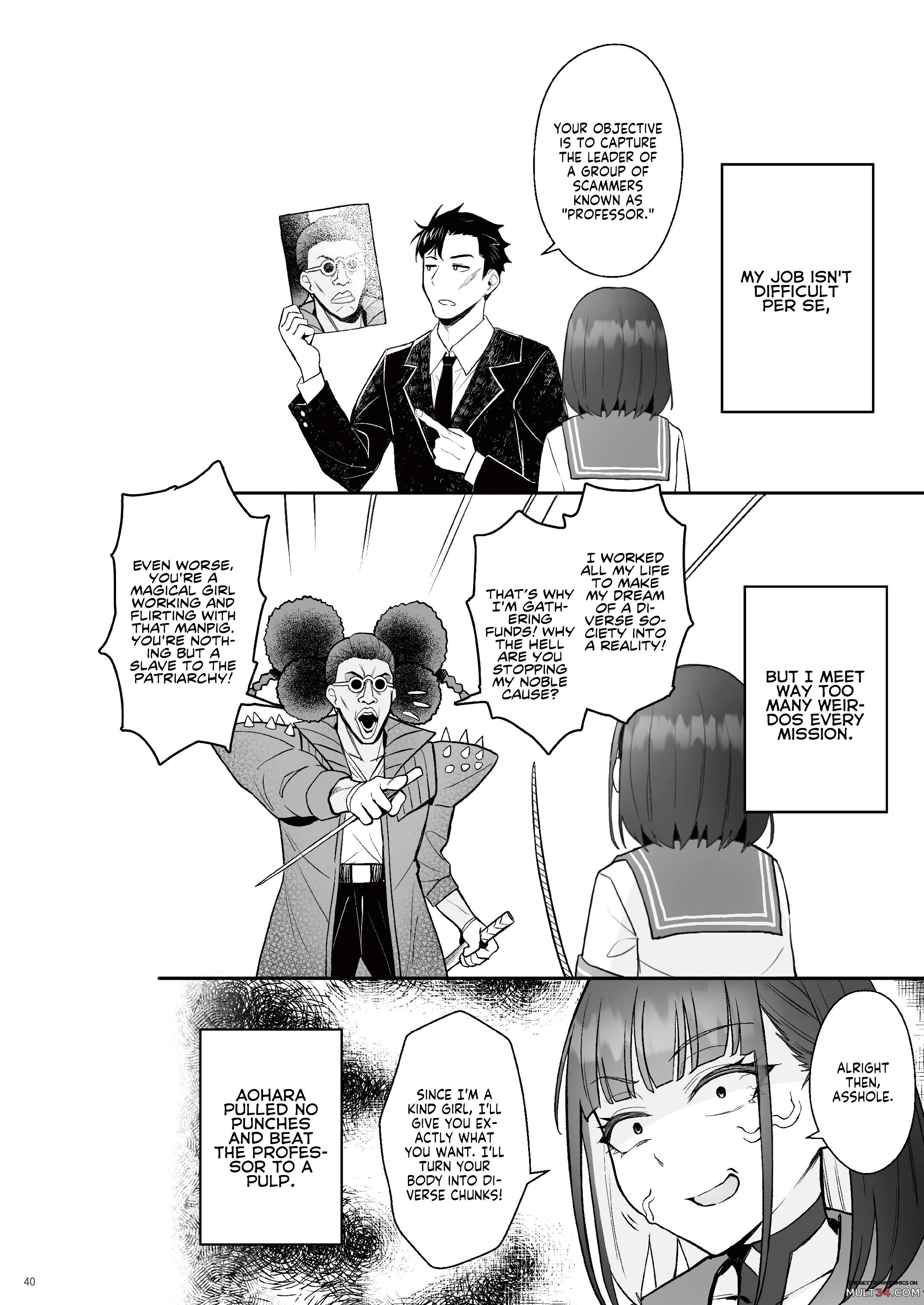 Former Magical Girl Blue's Work: The Prequel page 37