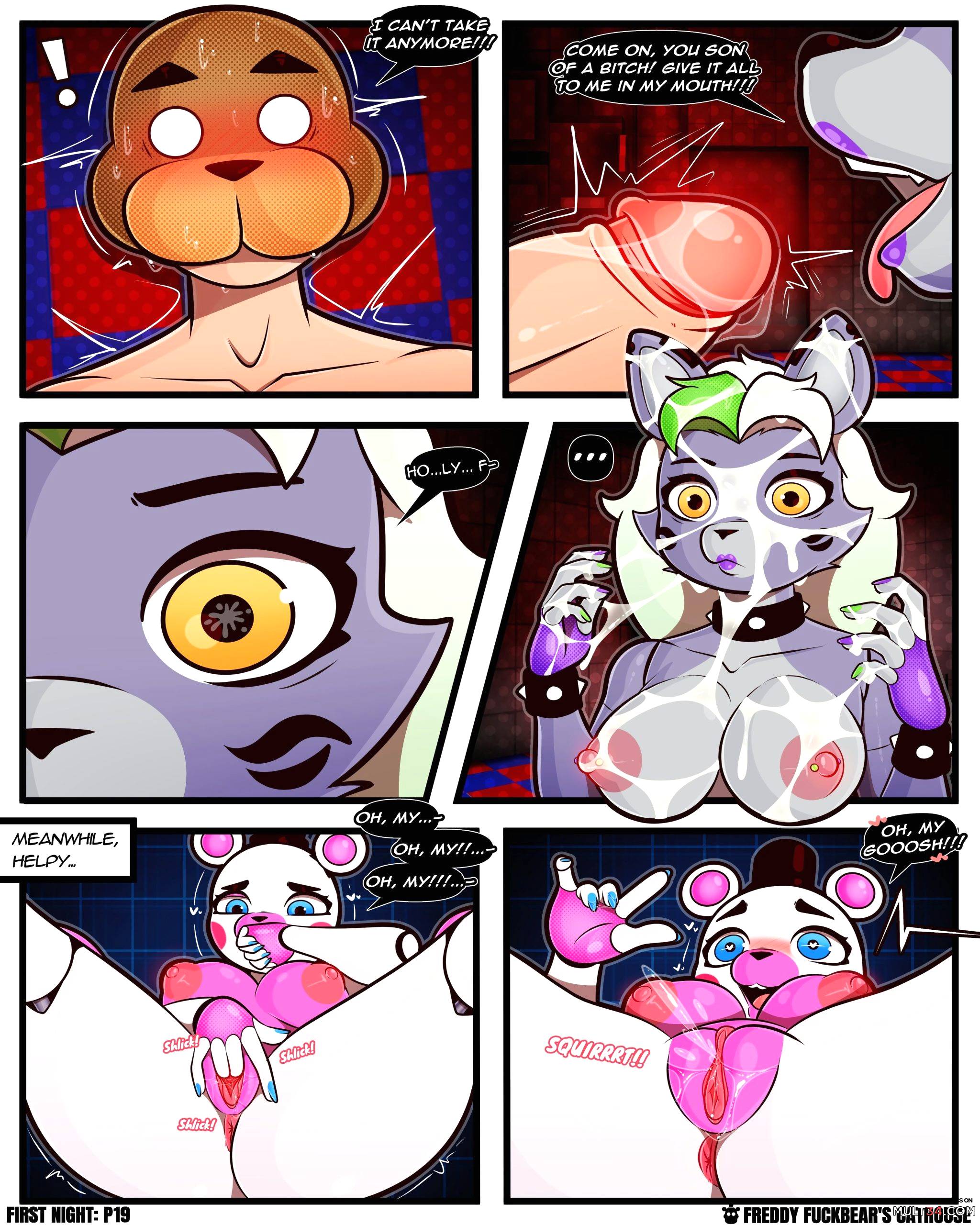 Freddy Fuckbear's Cathouse: First Night - Porn Comics page 20