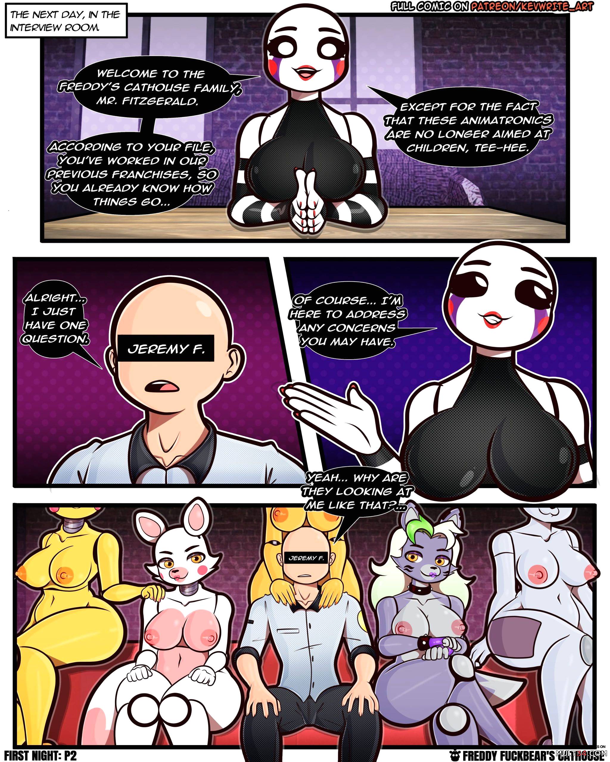 Freddy Fuckbear's Cathouse: First Night - Porn Comics page 3