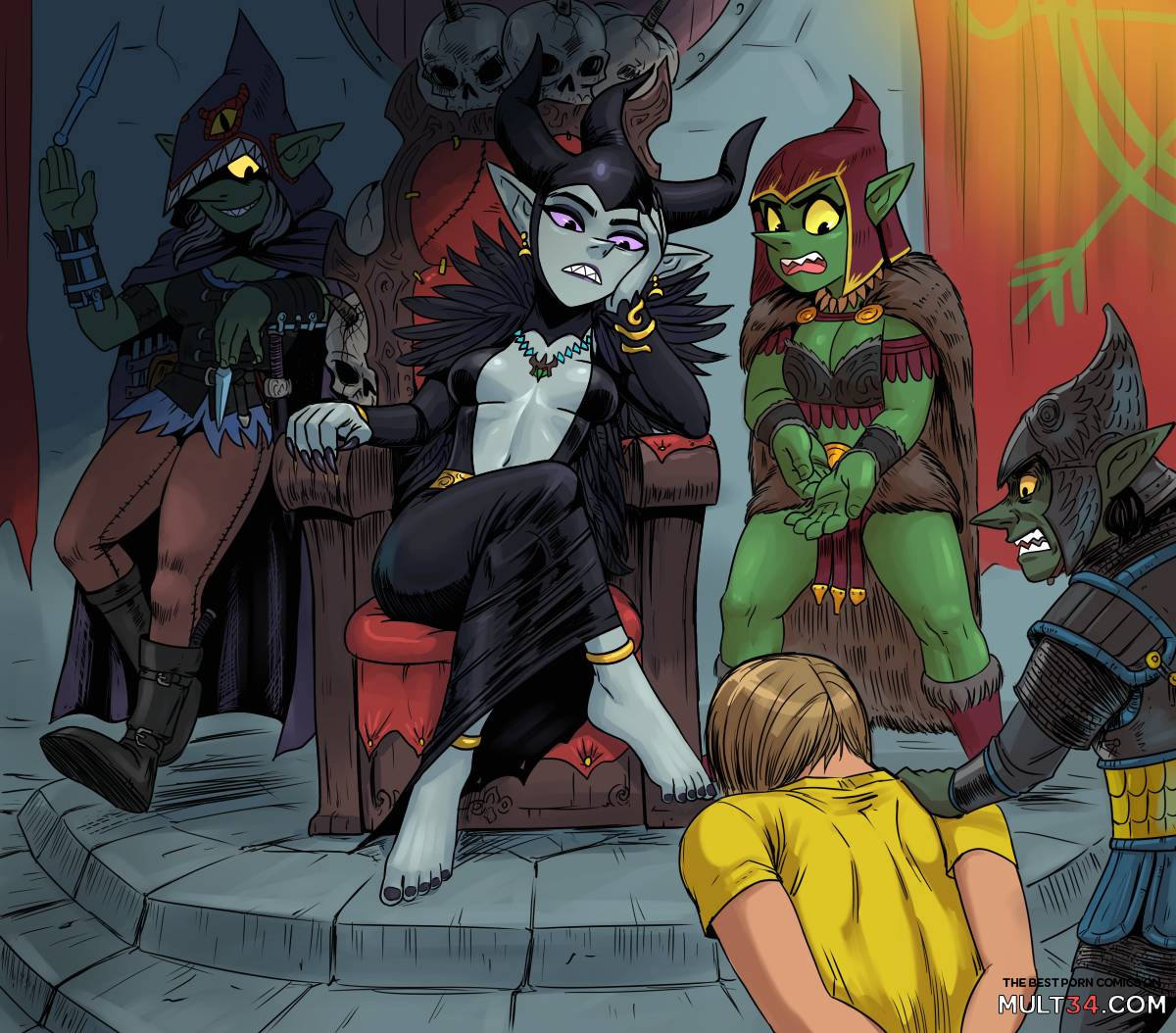 Goblin Queen - Porn Comics page 1