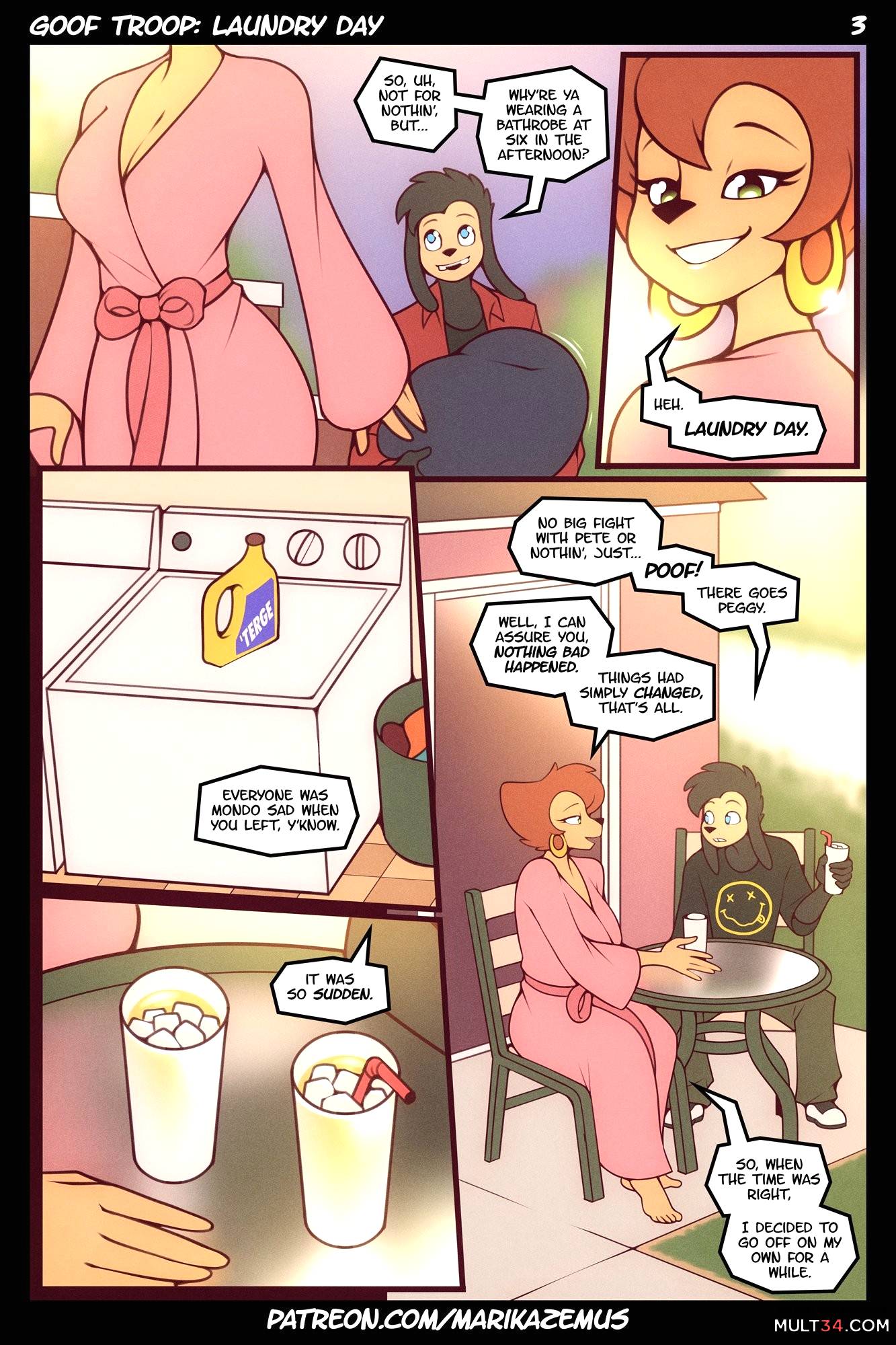 Goof Troop: Laundry Day - Porn Comics page 4