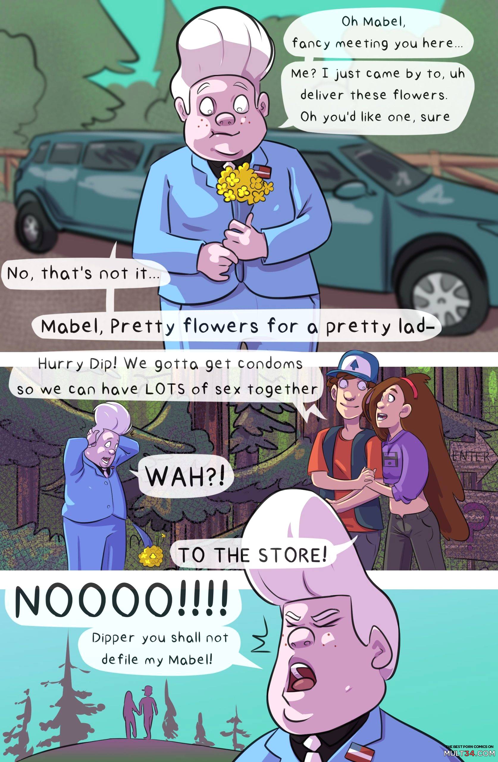 Gravity Falls Porn Parody 3 - Porn Comics page 3