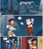 Luz and Amity's Halloween Party - Porn Comics page 1