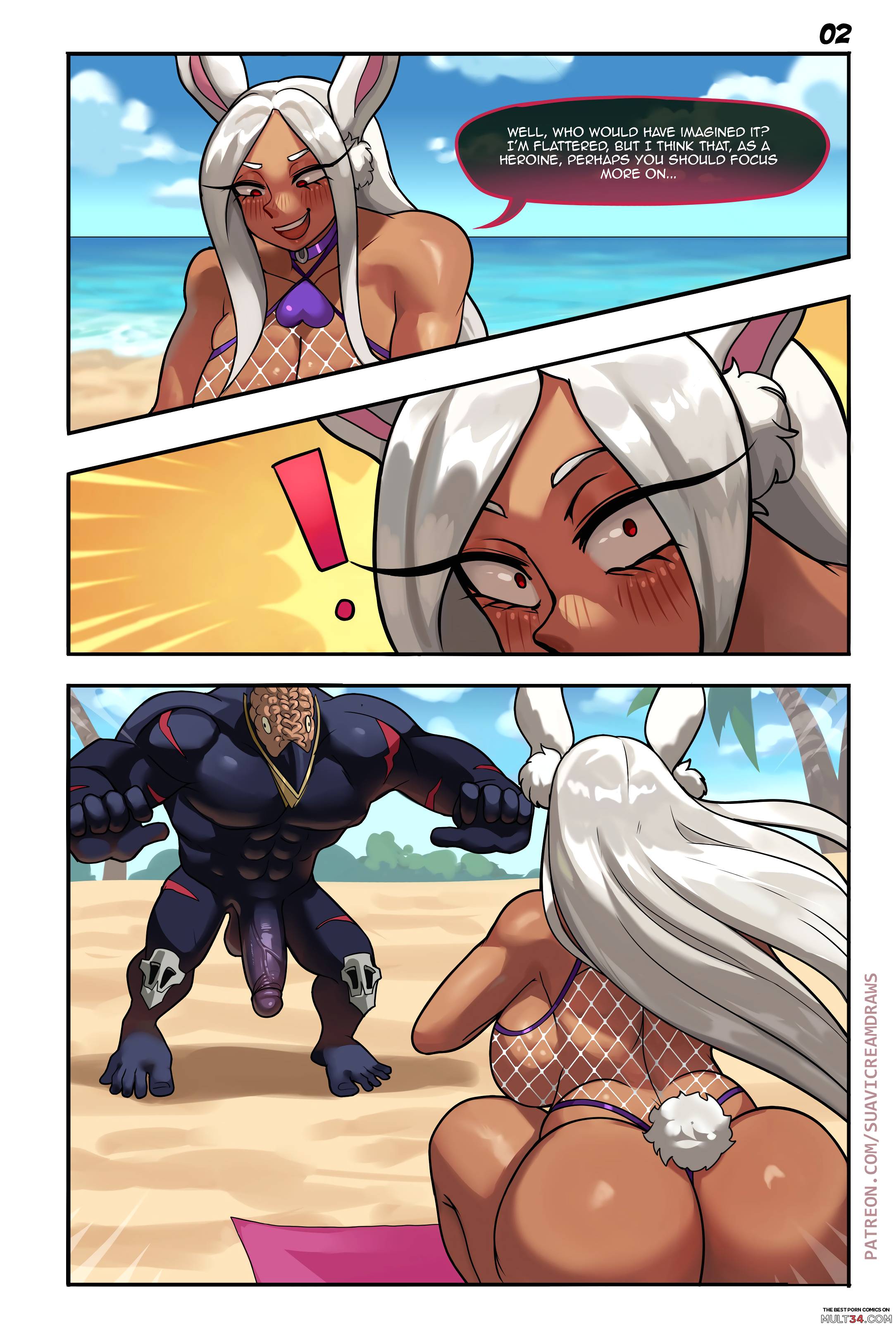 Mirko's Beach Training - Porn Comics page 3