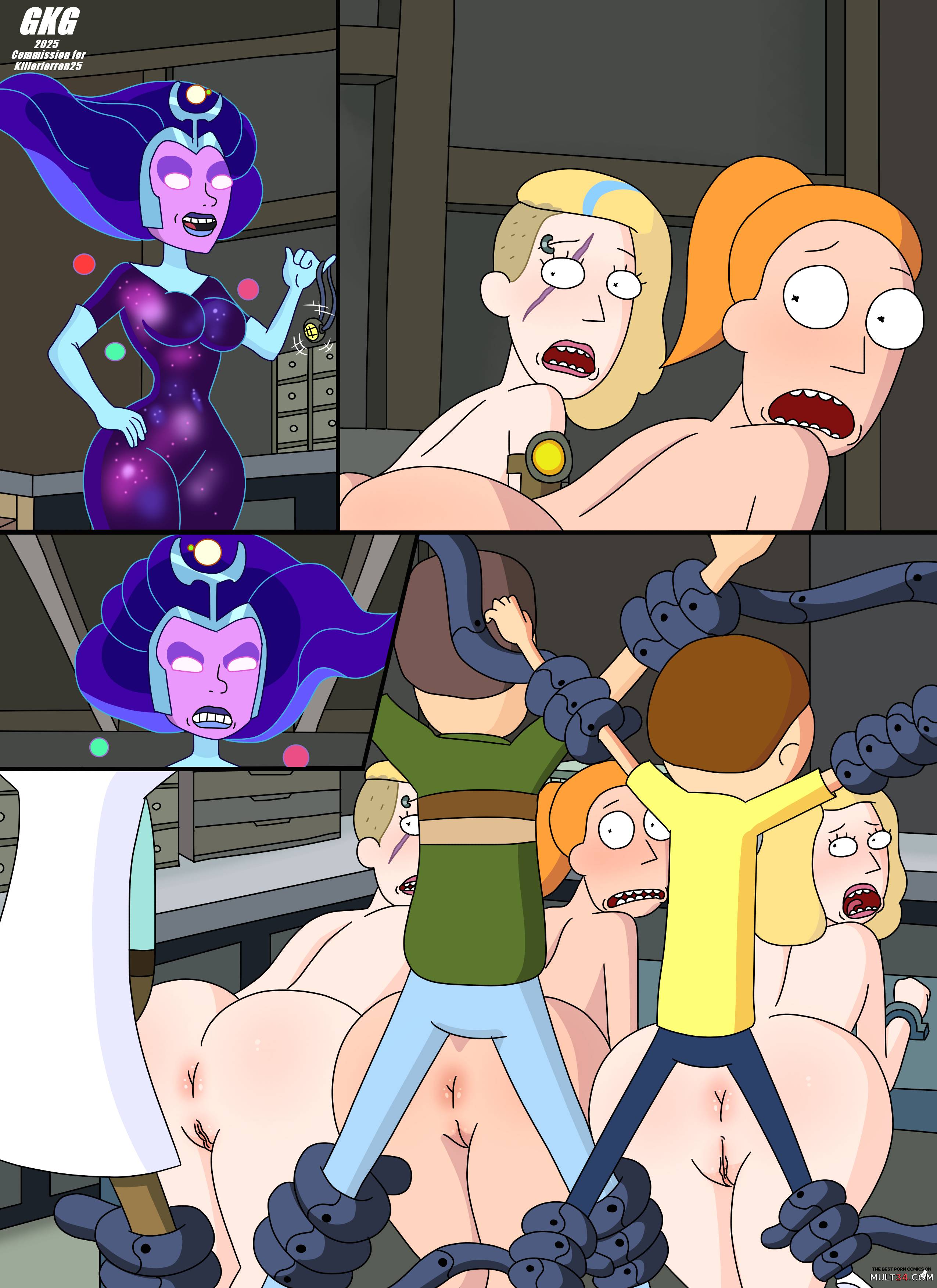 Rick and Morty: Close Encounters of the Butt Kind 2 - Porn Comics page 4