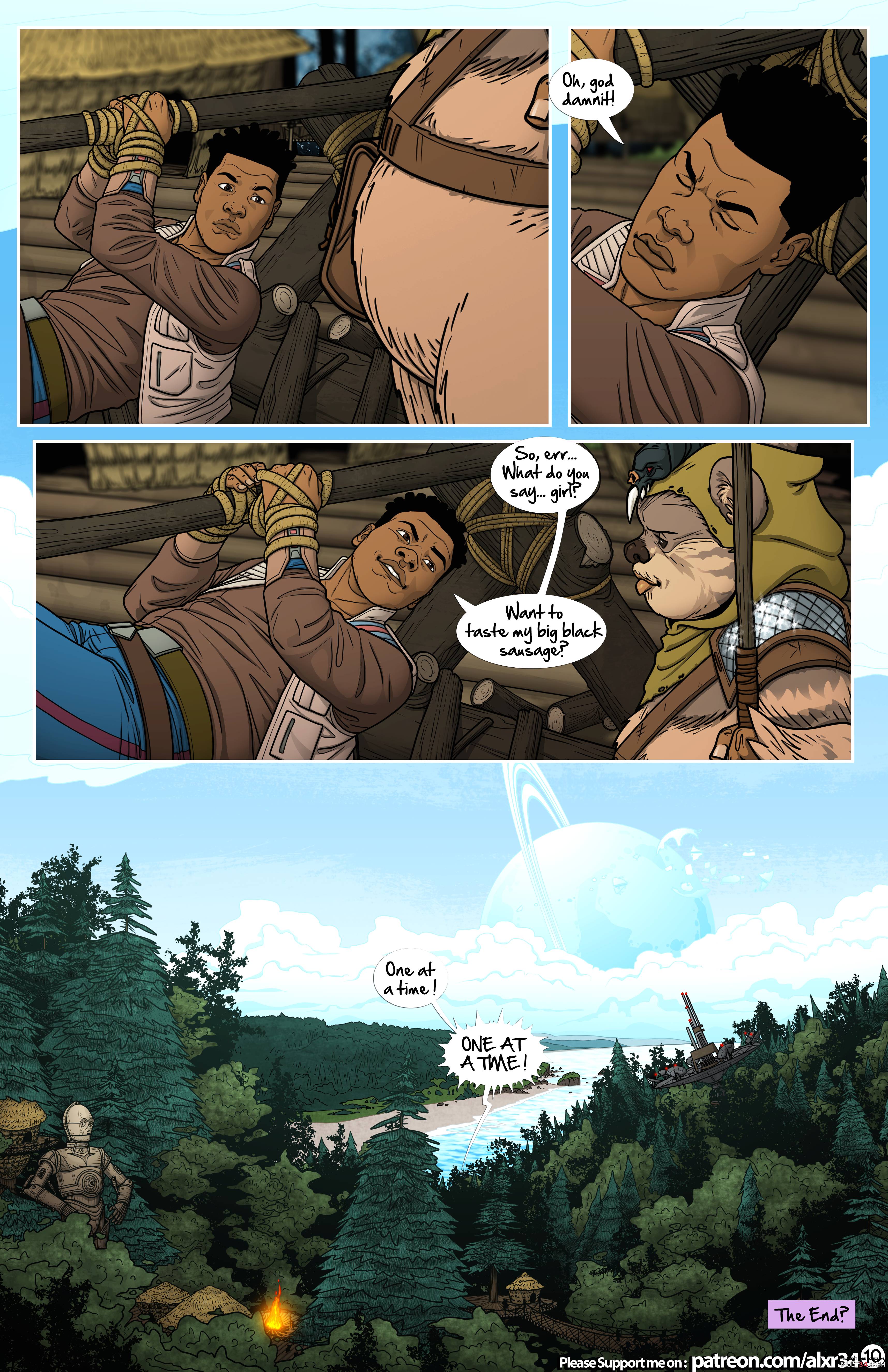 Star Wars: A Complete Guide to Wookie Sex 5 - Jungle Love - Porn Comics page 11
