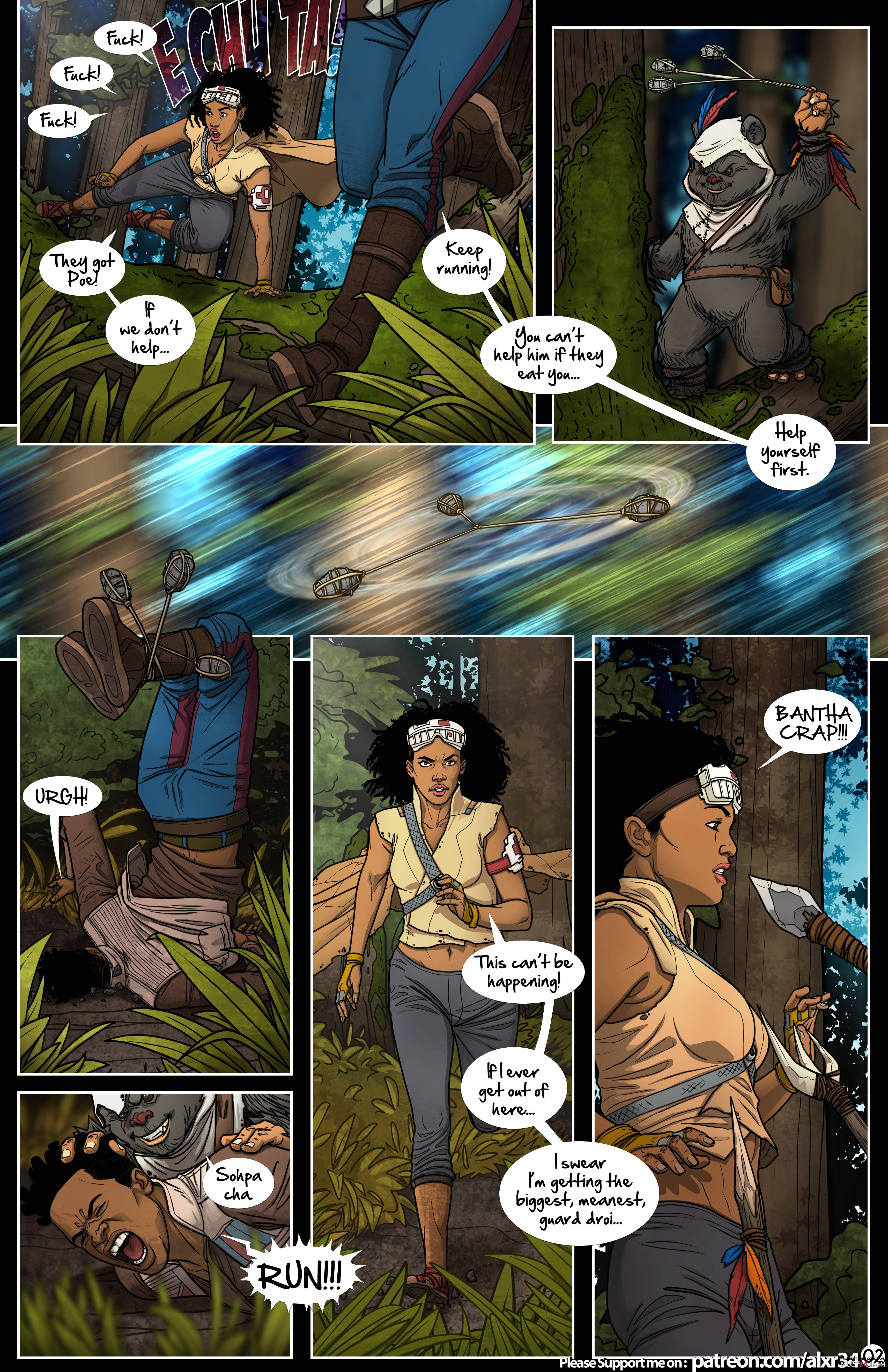 Star Wars: A Complete Guide to Wookie Sex 5 - Jungle Love - Porn Comics page 3