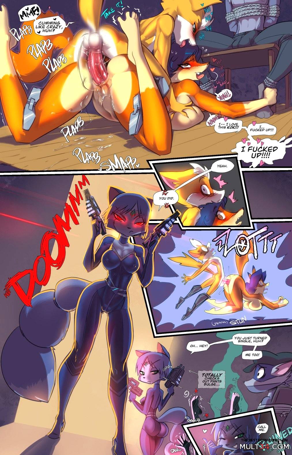 Starfuxxx + Sly X Carmelita - Porn Comics page 3