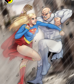 Supergirl vs Conquest - Porn Comics page 1