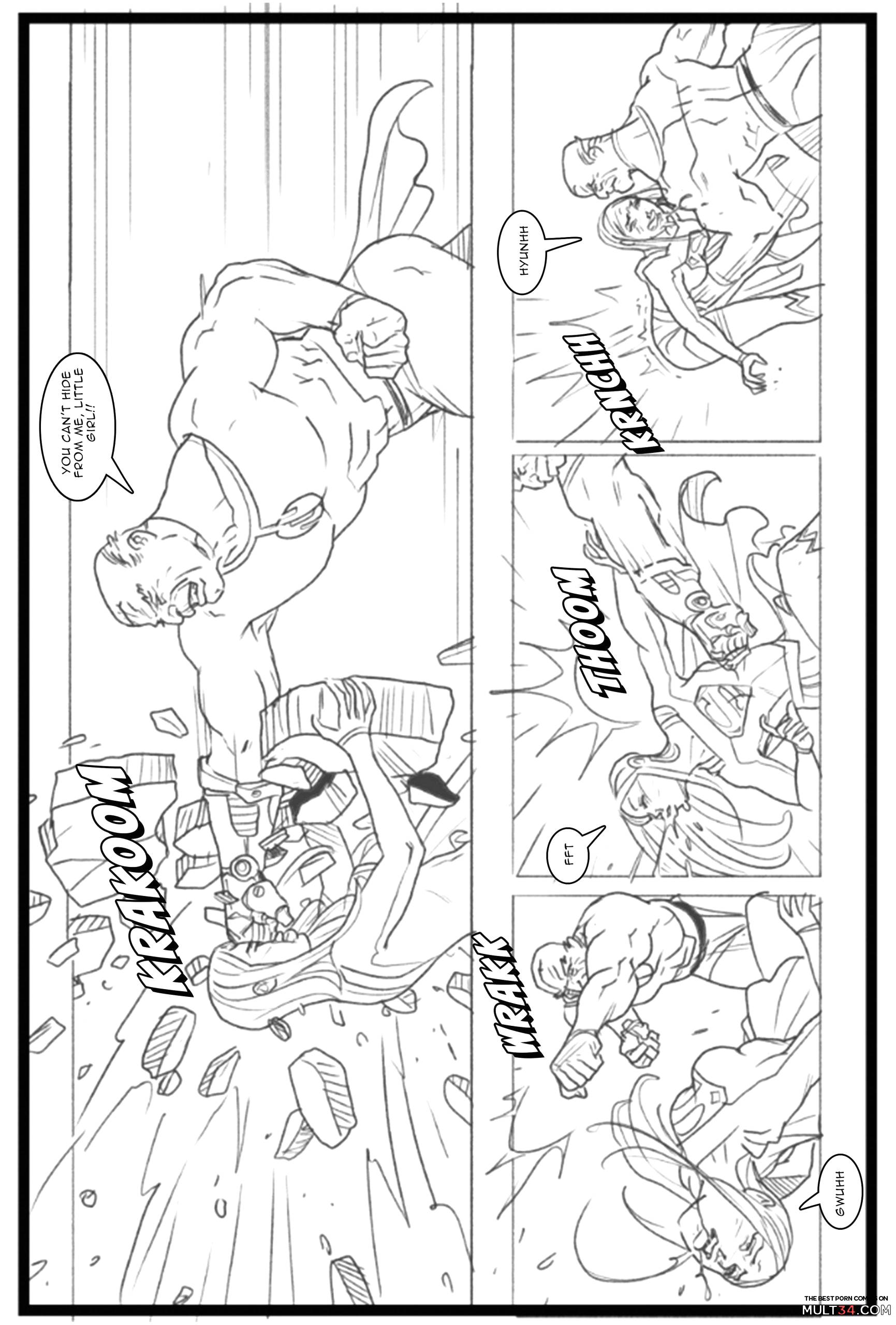 Supergirl vs Conquest - Porn Comics page 11