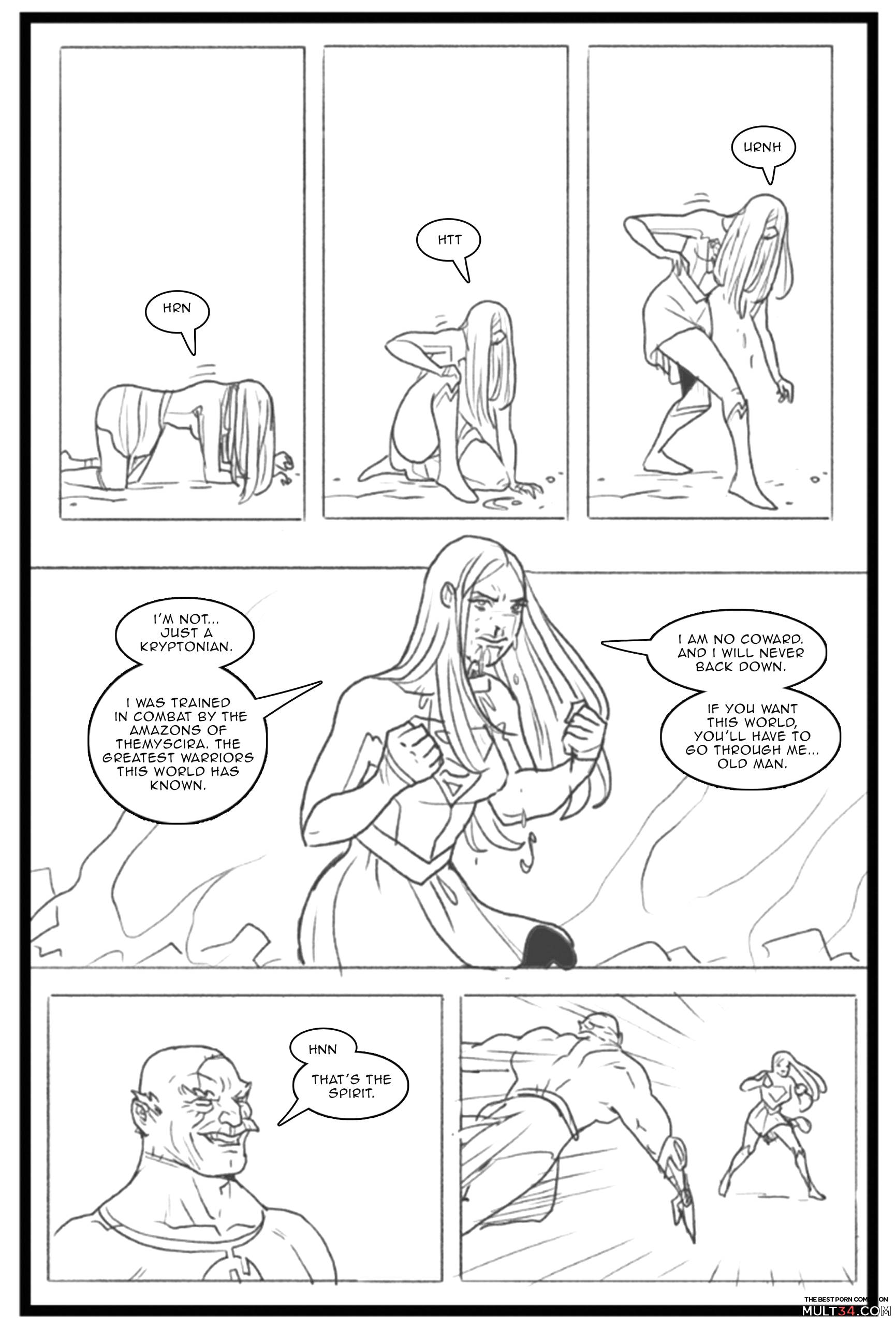 Supergirl vs Conquest - Porn Comics page 15