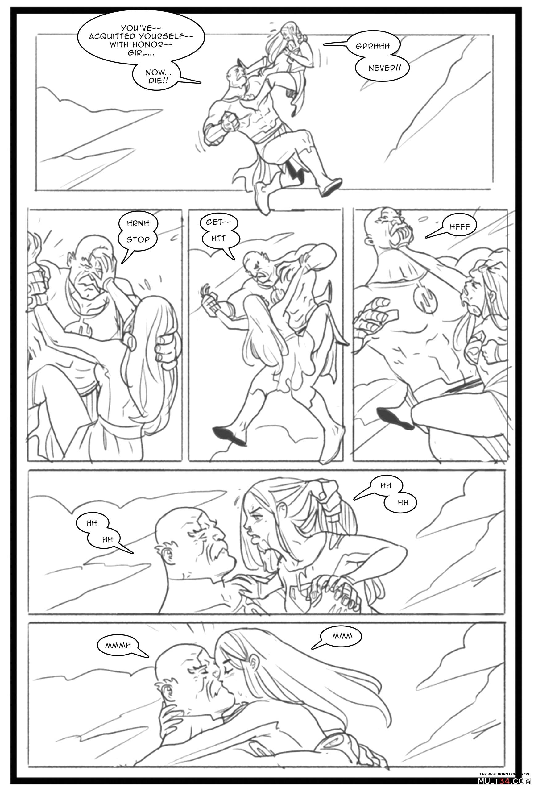 Supergirl vs Conquest - Porn Comics page 17
