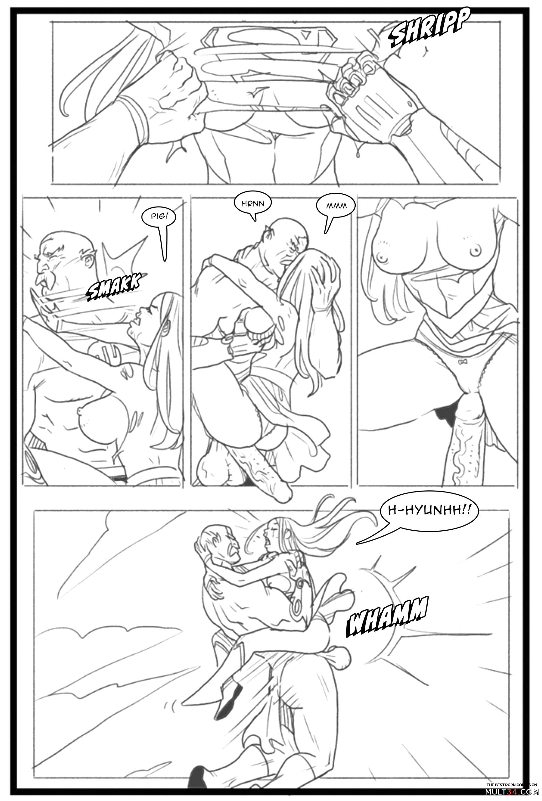 Supergirl vs Conquest - Porn Comics page 19