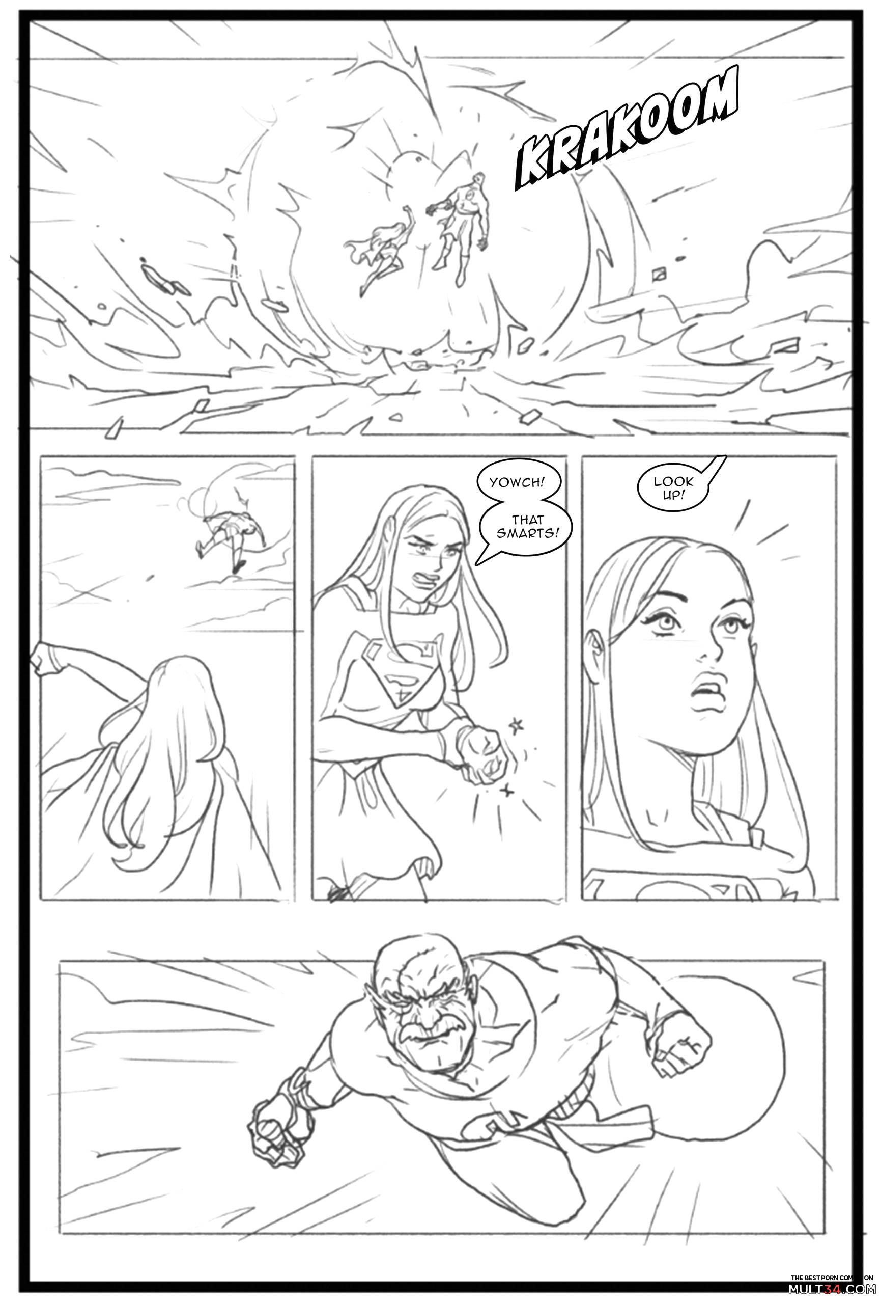 Supergirl vs Conquest - Porn Comics page 3