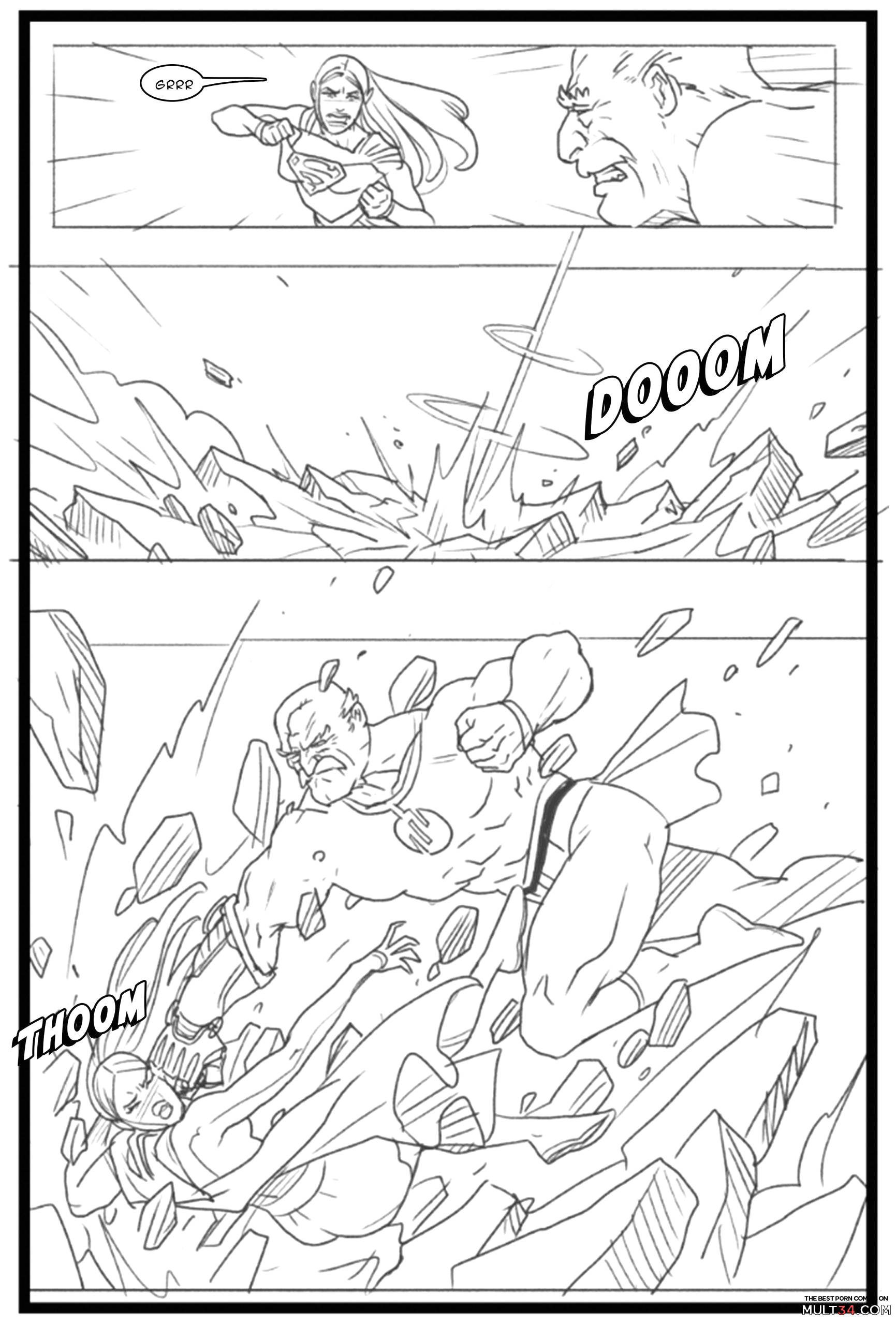 Supergirl vs Conquest - Porn Comics page 4