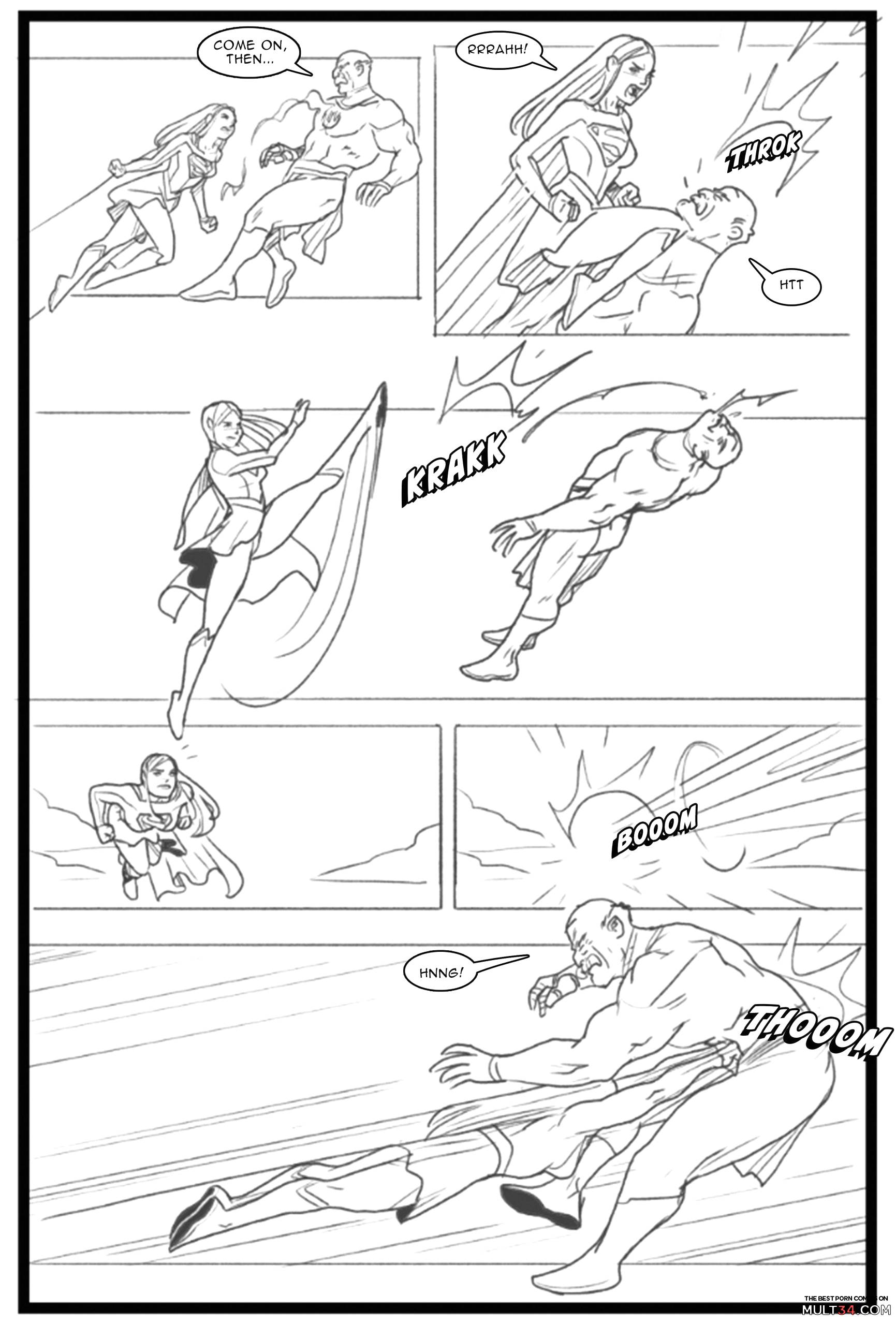 Supergirl vs Conquest - Porn Comics page 6