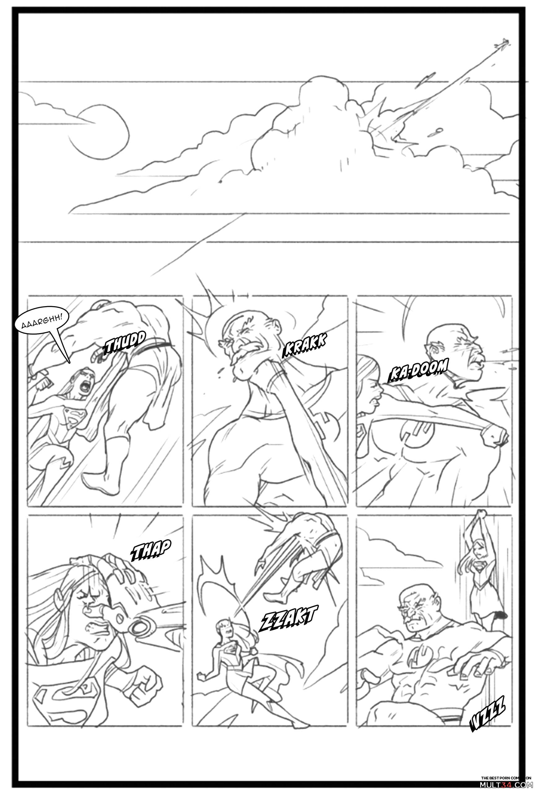 Supergirl vs Conquest - Porn Comics page 7