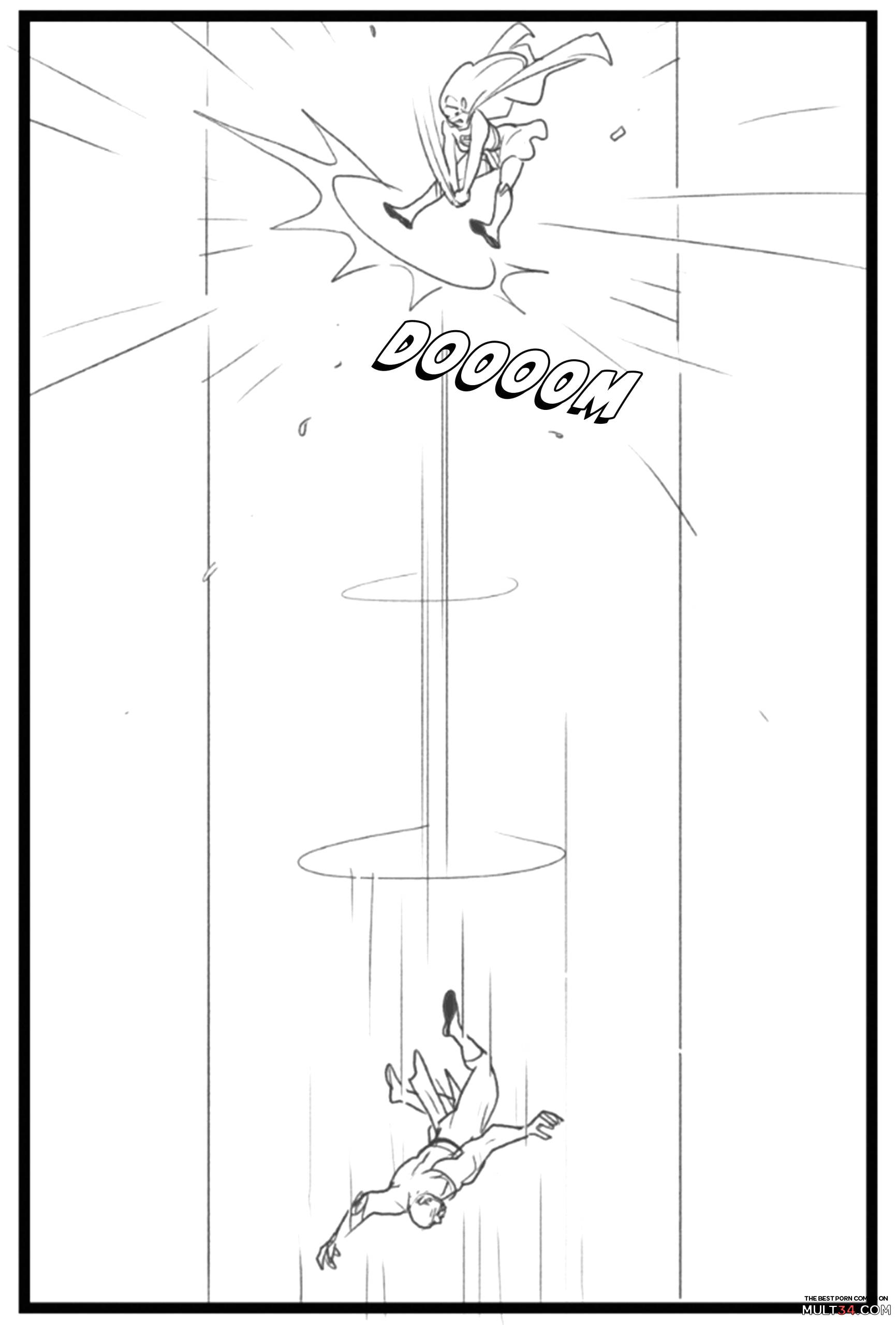 Supergirl vs Conquest - Porn Comics page 8