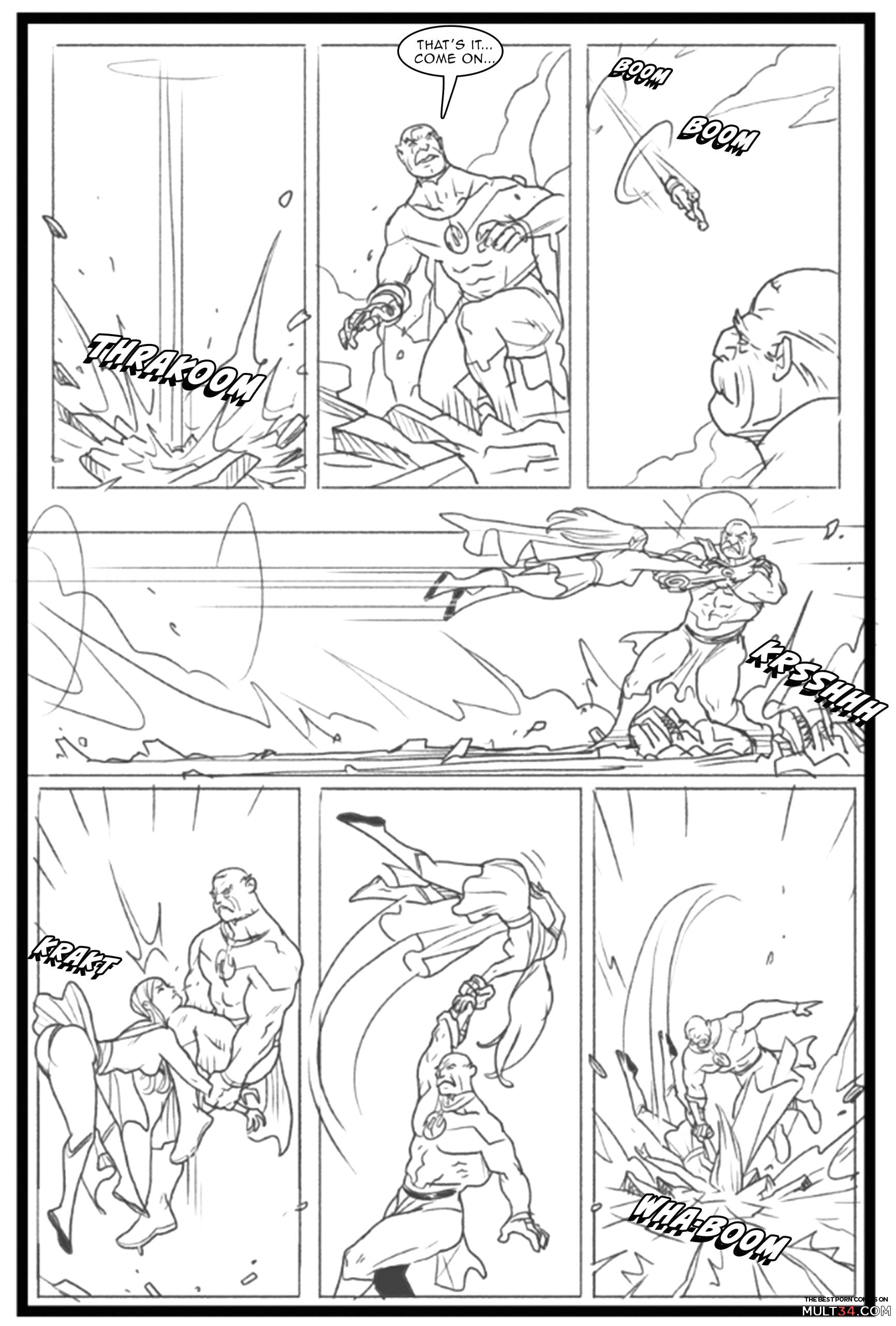 Supergirl vs Conquest - Porn Comics page 9