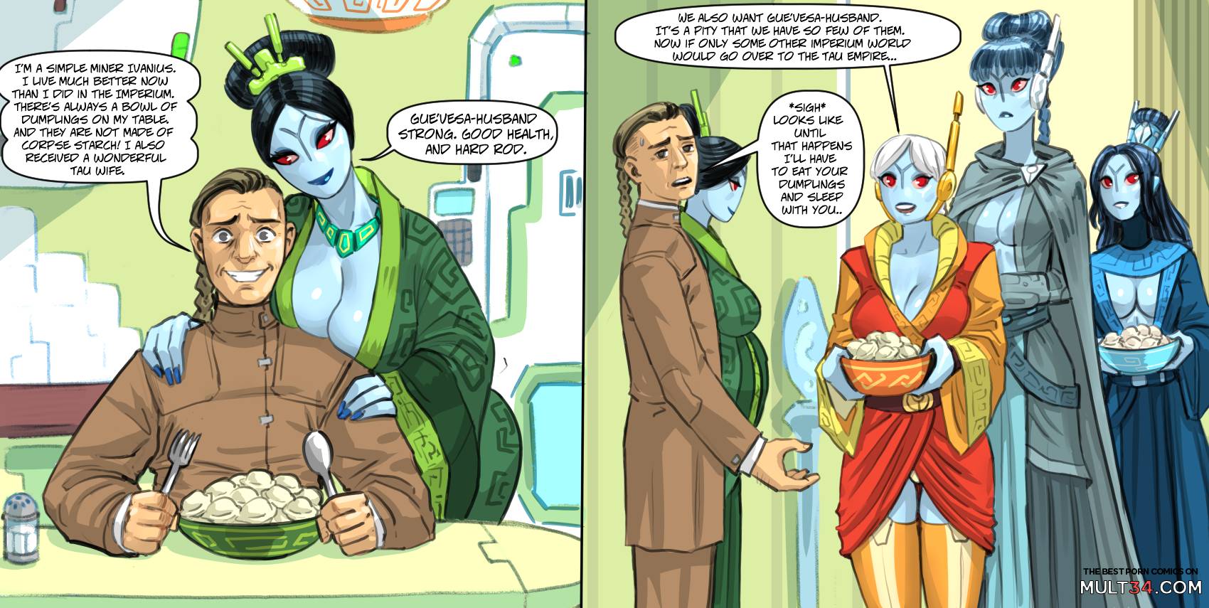 Tau Wives - Porn Comics page 1