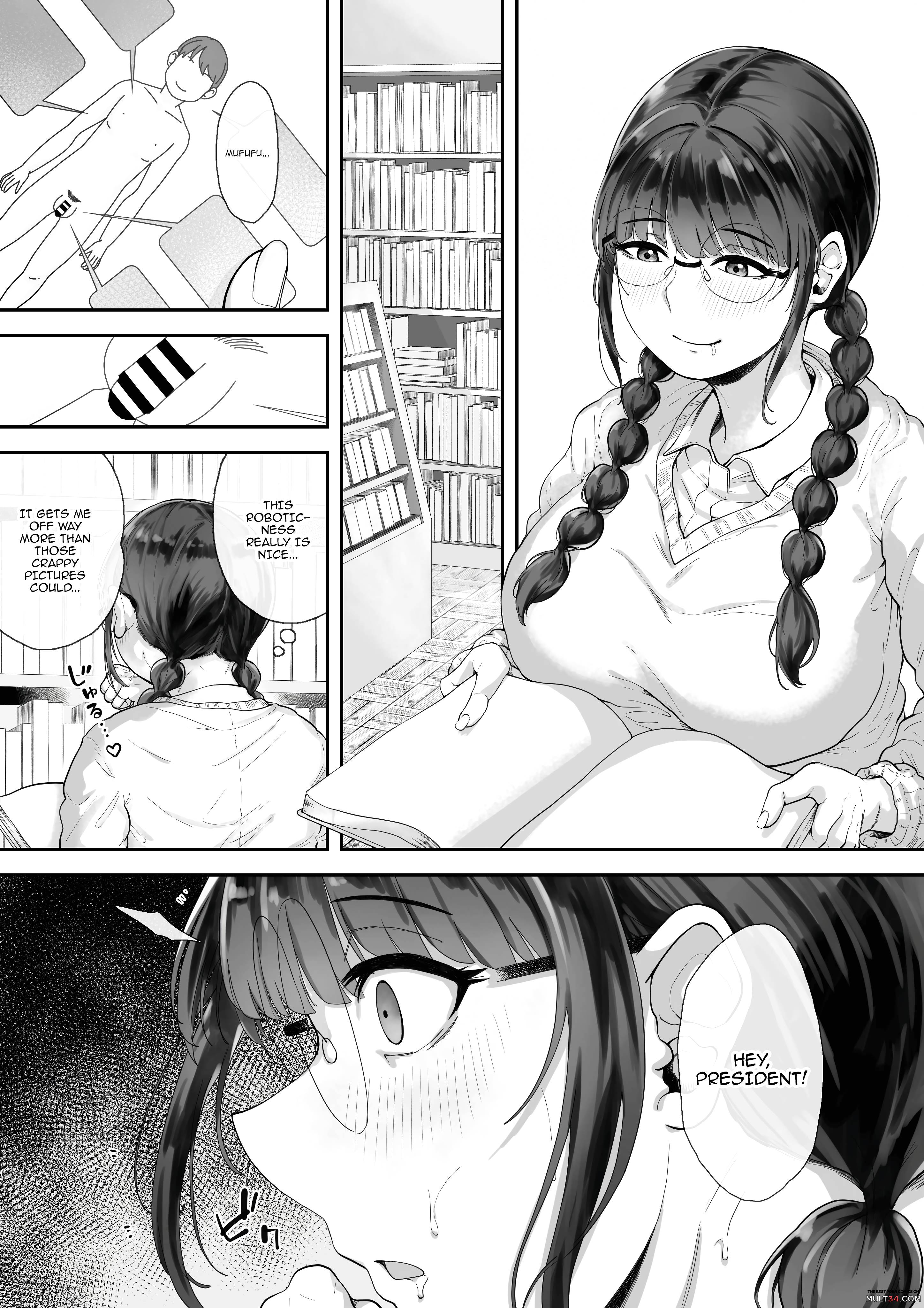 The Busty Library Committee President Is Very Interested In Lewd Stuff page 2