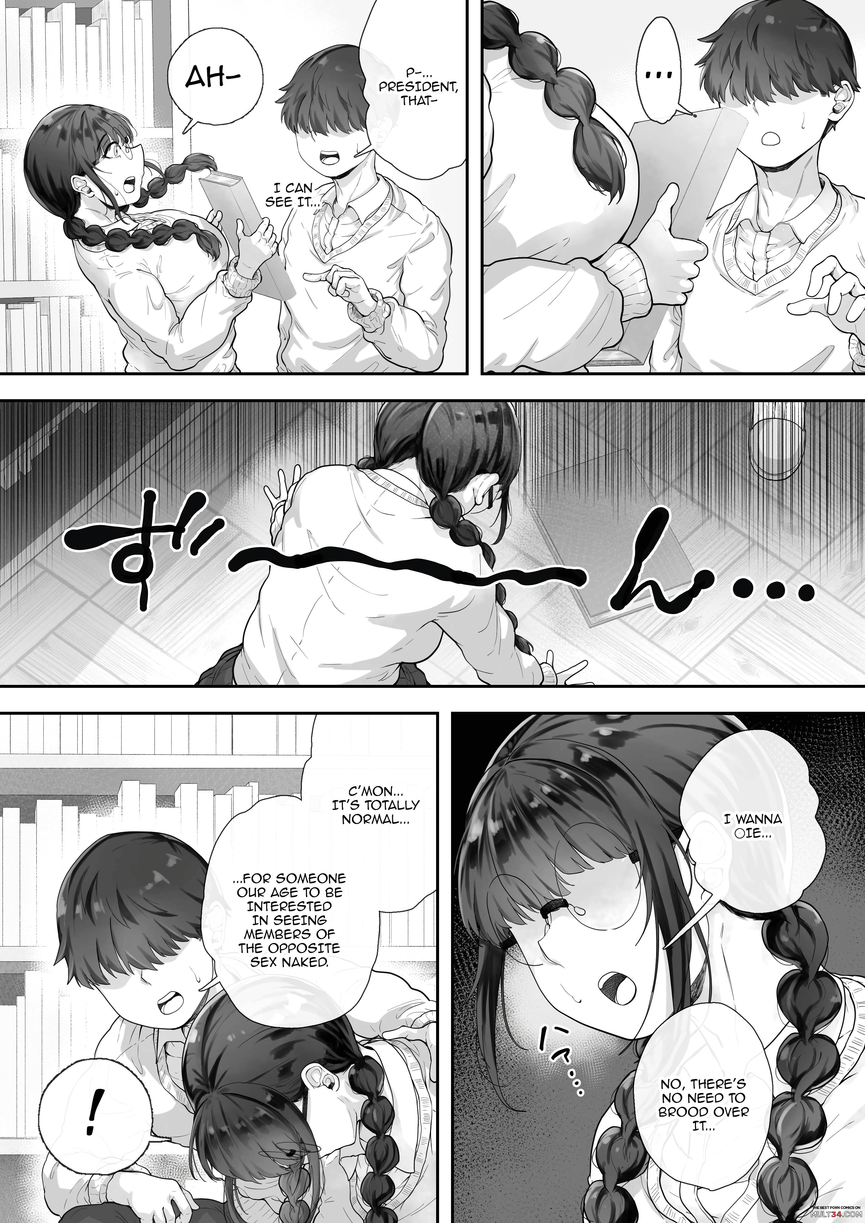 The Busty Library Committee President Is Very Interested In Lewd Stuff page 4