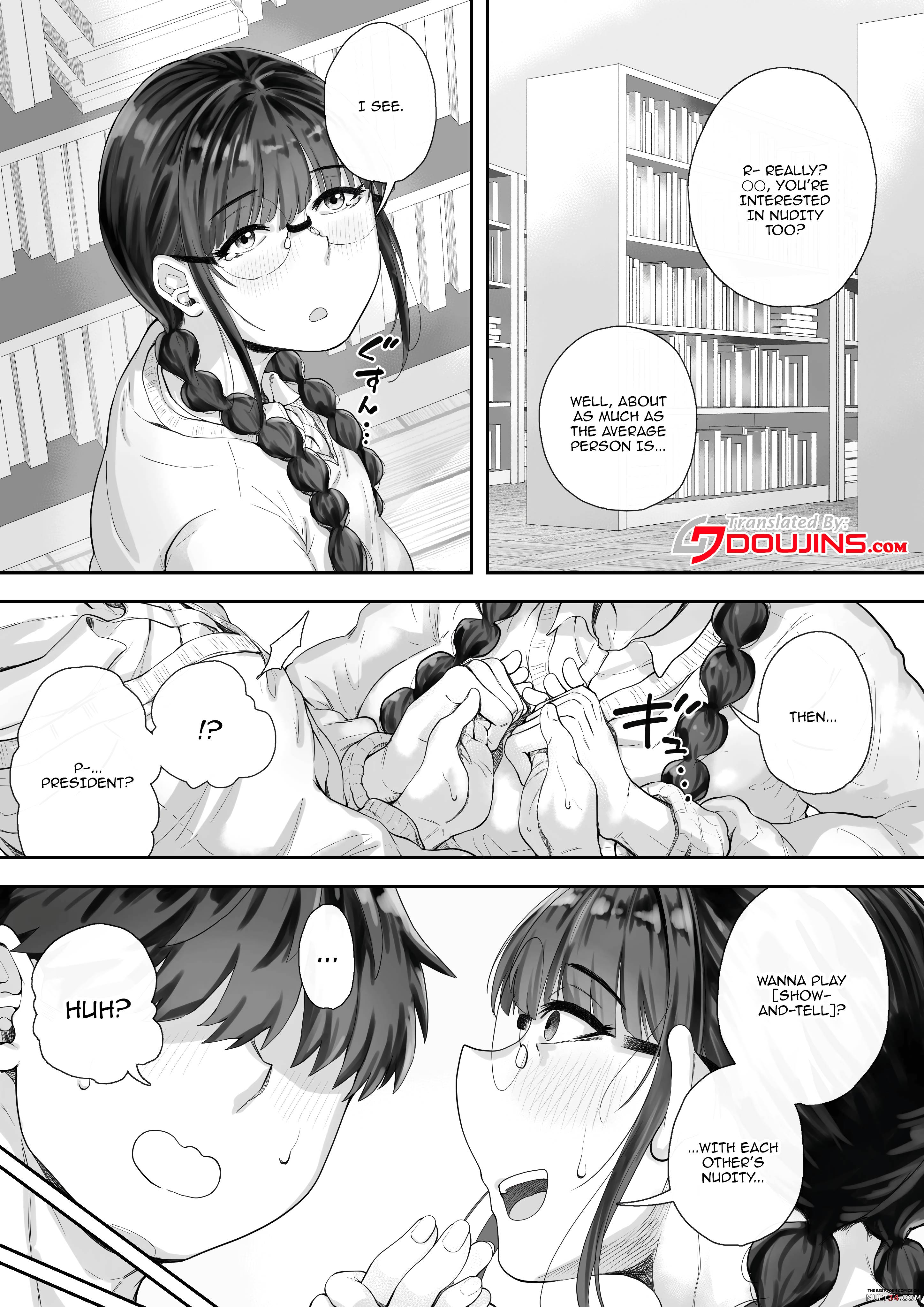 The Busty Library Committee President Is Very Interested In Lewd Stuff page 5