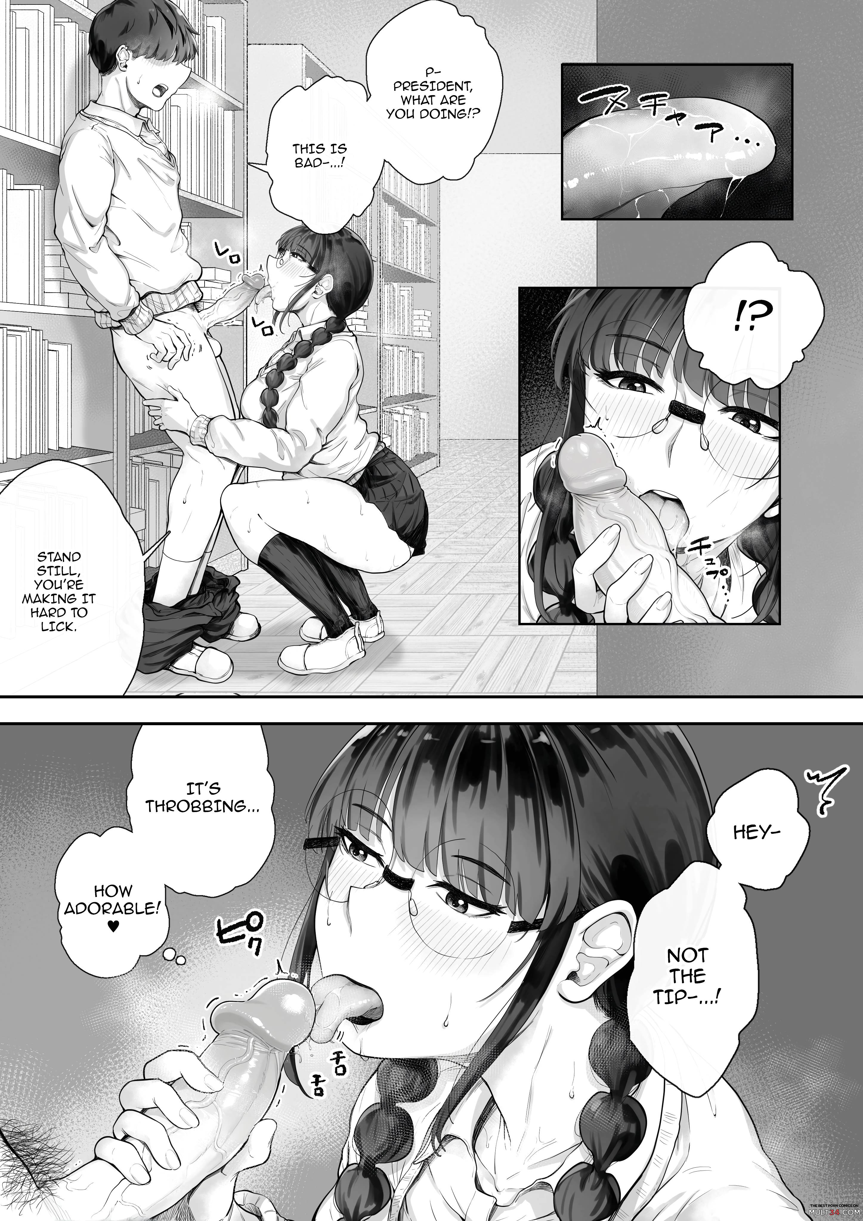 The Busty Library Committee President Is Very Interested In Lewd Stuff page 8