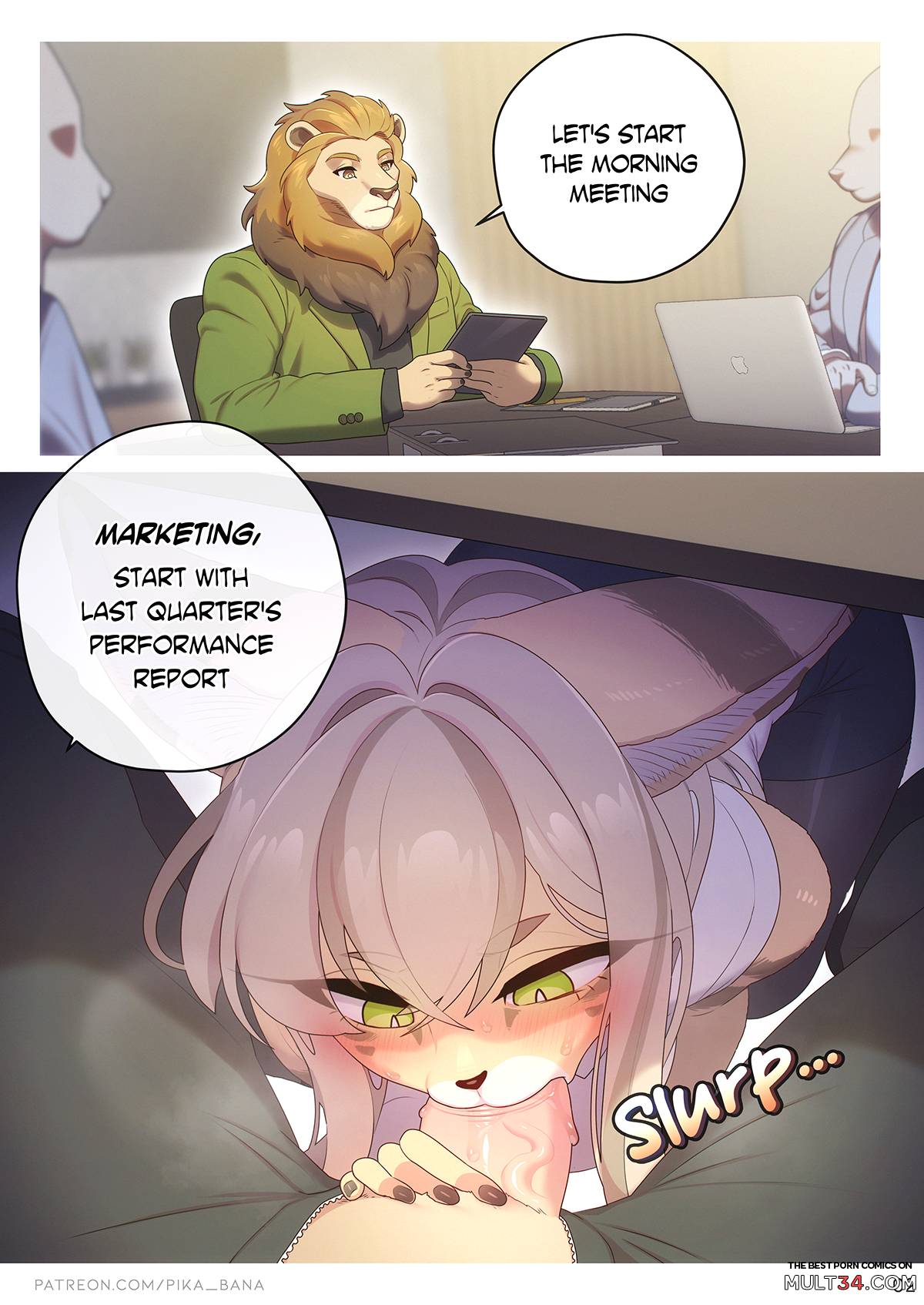 The Sexretary's Work - Porn Comics page 4