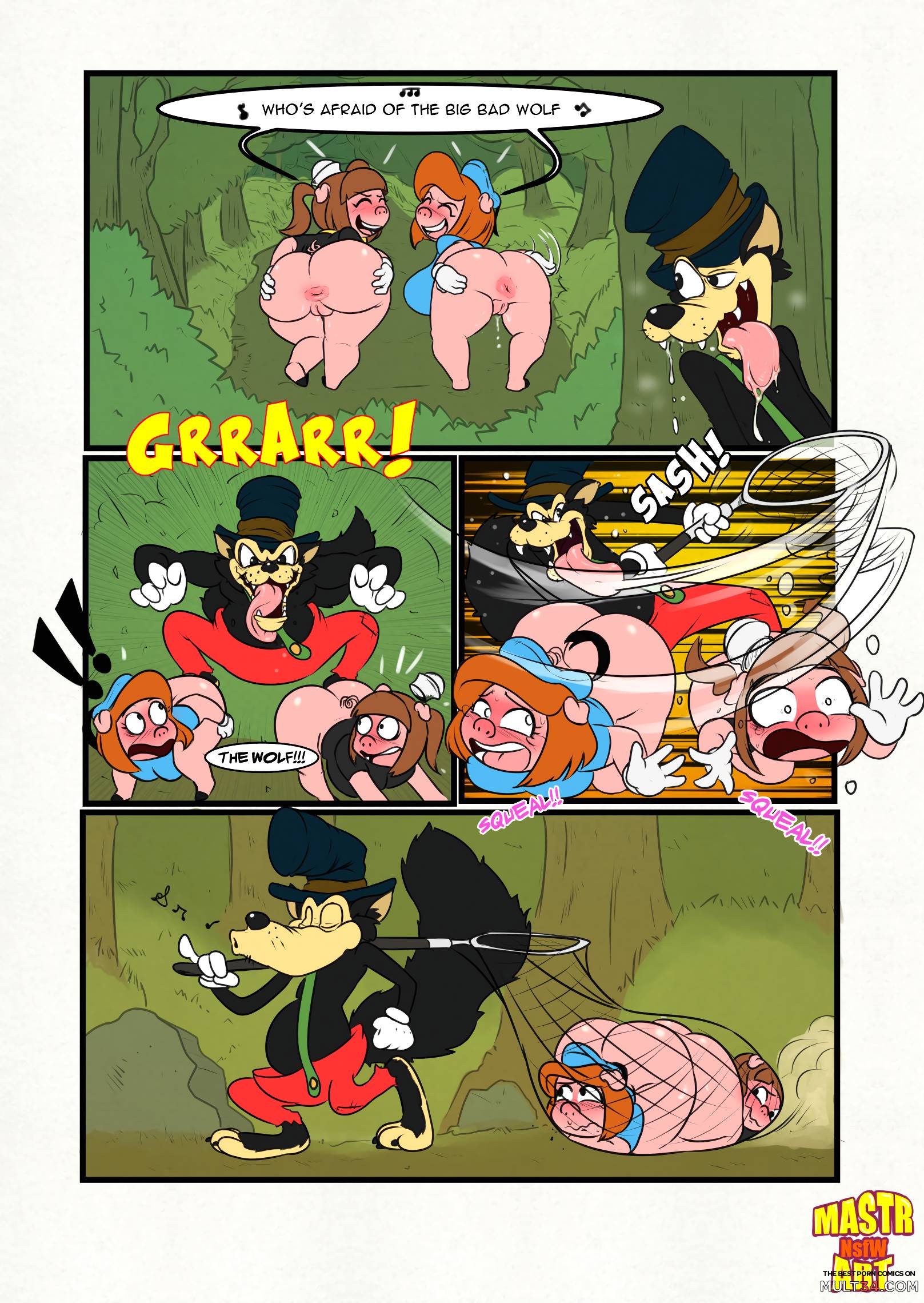 The three short stack pigs - Porn Comics page 3