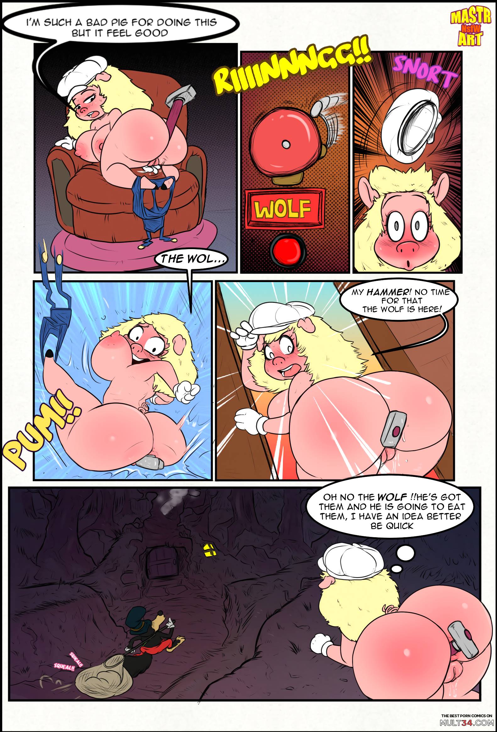 The three short stack pigs - Porn Comics page 4