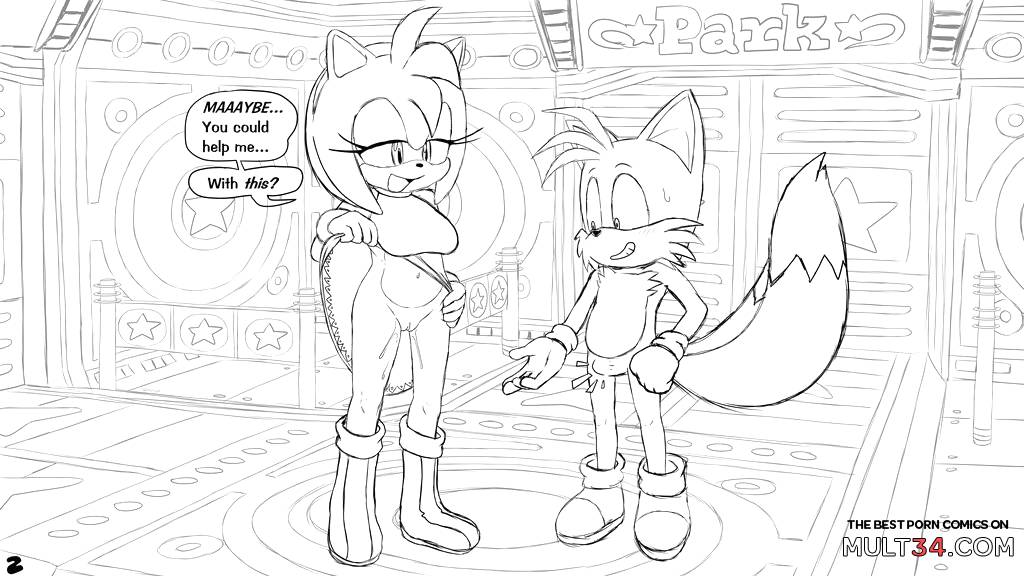 Amy's Twinkle Park Date - Porn Comics page 2