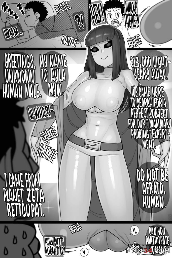 Ayla Myw the Alien Girl - Porn Comics page 1