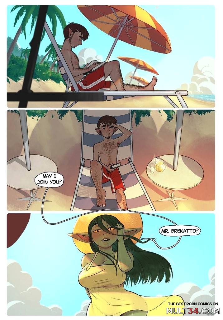 Beach Day in Xhorhas - Porn Comics page 2