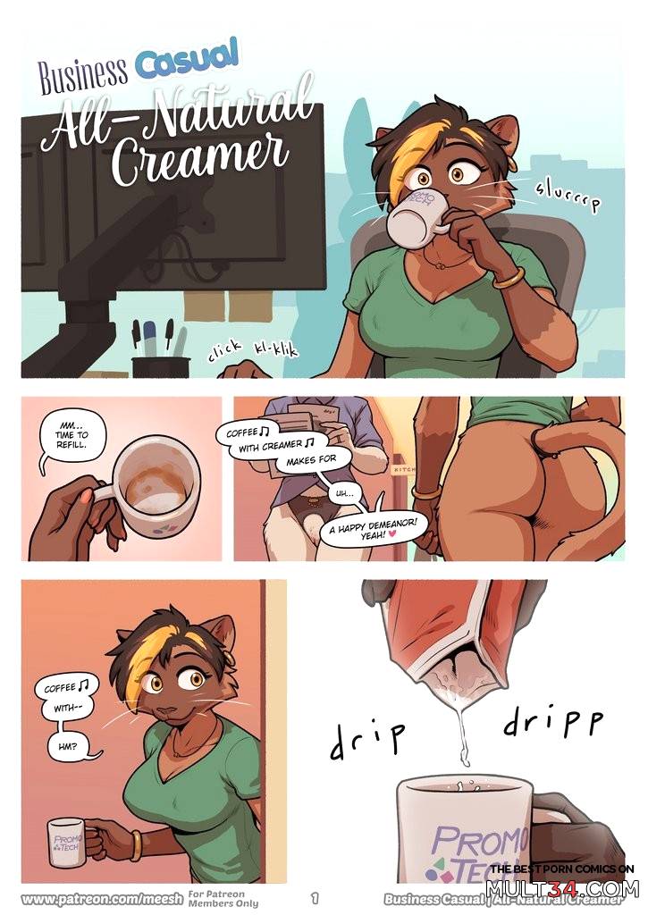 Business Casual: All-Natural Creamer - Porn Comics page 1