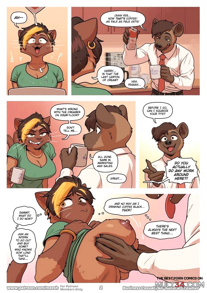 Business Casual: All-Natural Creamer - Porn Comics page 2
