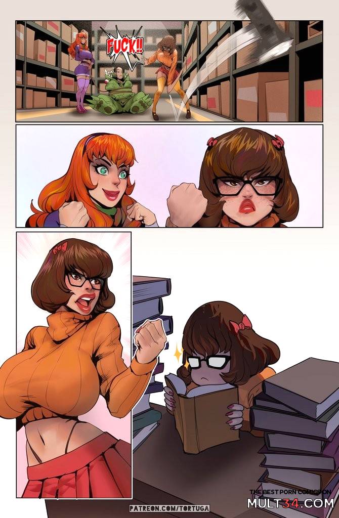 Daphne, Velma and the Minotaur - Porn Comics page 1