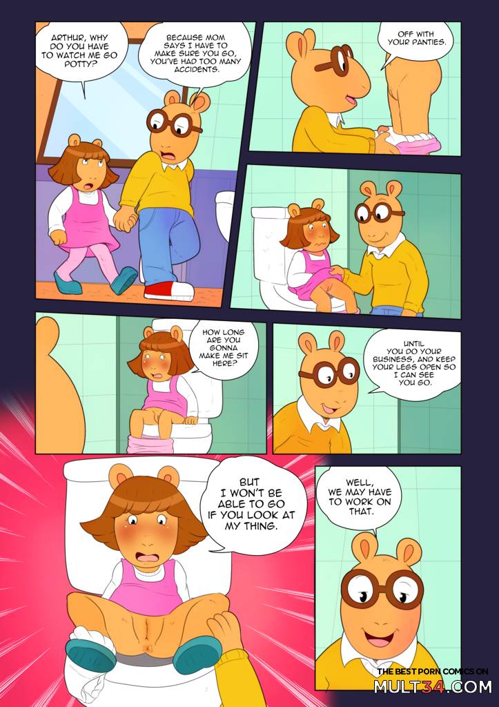 DW On Bathroom - Porn Comics page 1