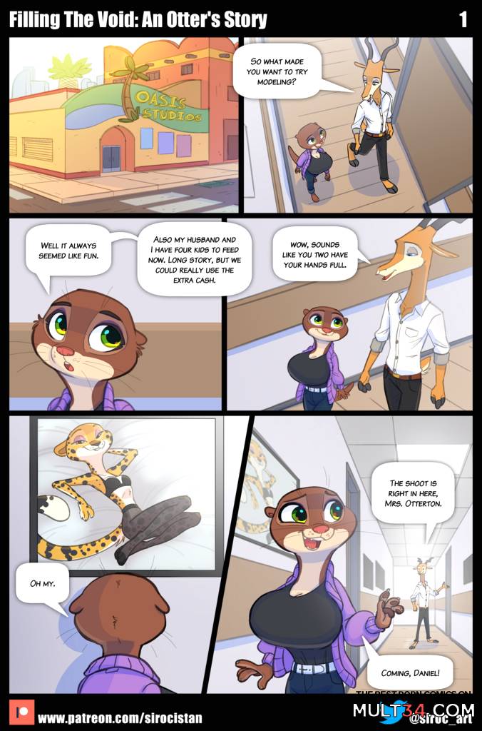 Filling The Void: An Otter's Story - Porn Comics page 1