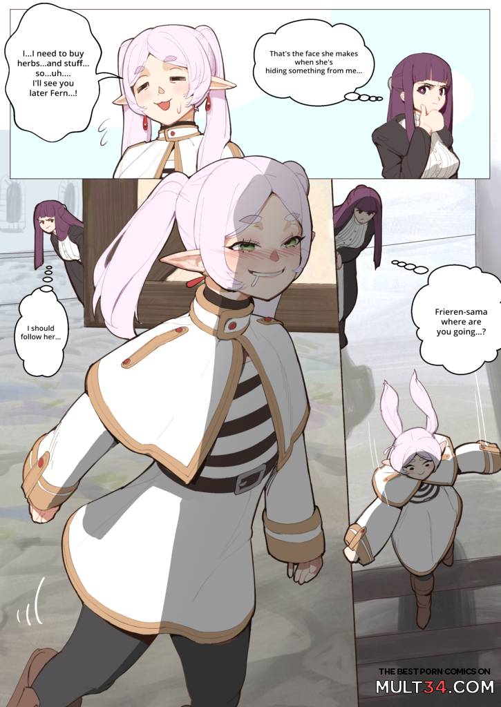 Frieren Buys Herbs - Porn Comics page 1