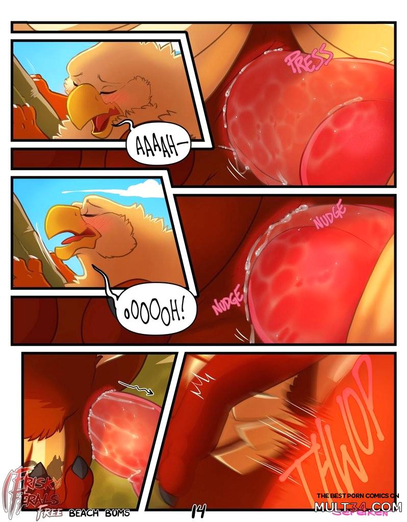 Frisky Ferals - Beach Bums - Porn Comics page 14