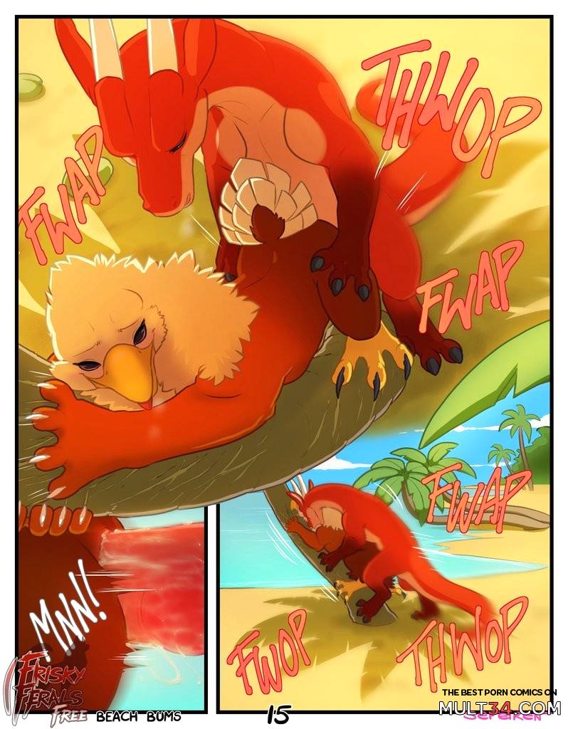 Frisky Ferals - Beach Bums - Porn Comics page 15